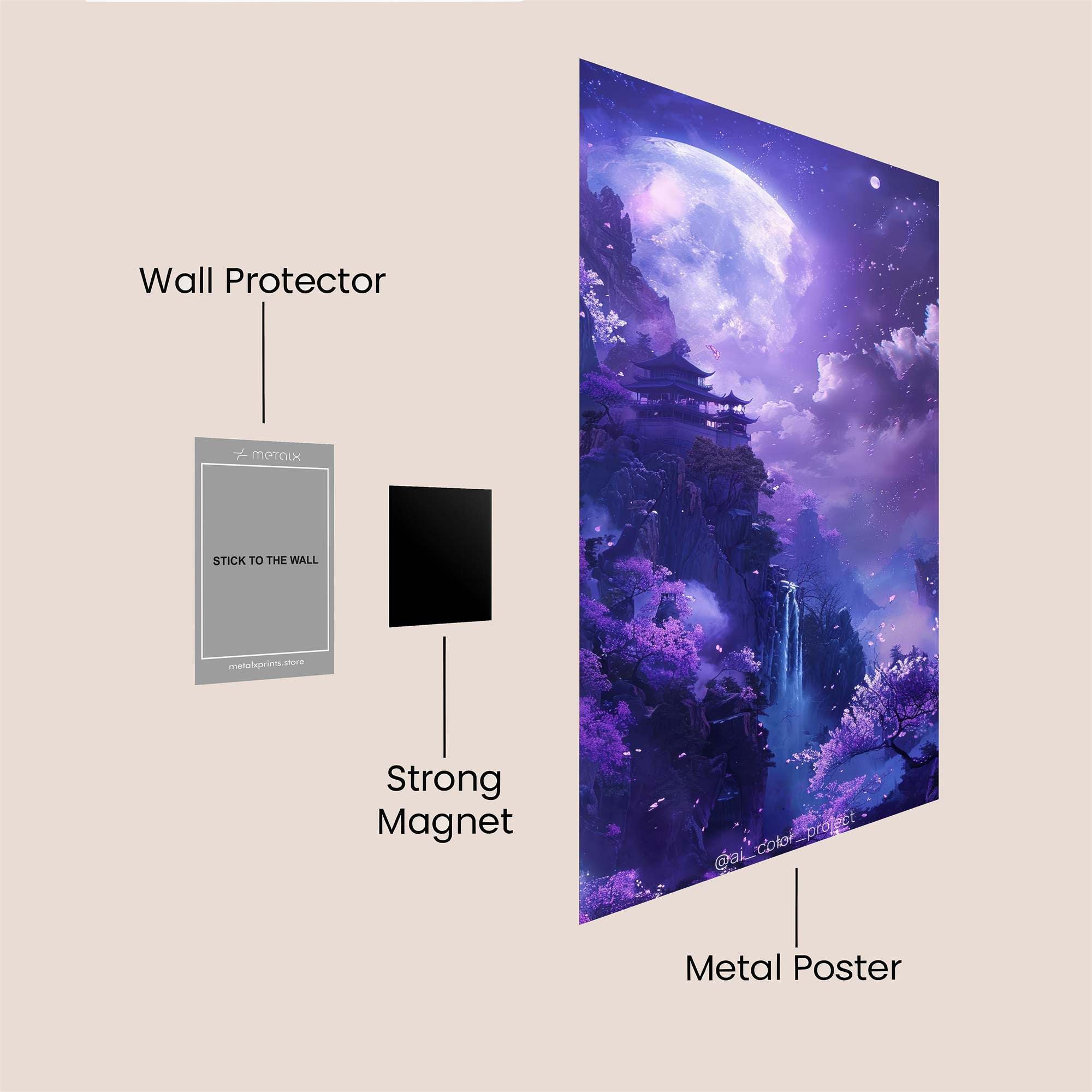Butterfly Serenity Safe Wall Magnetic / M