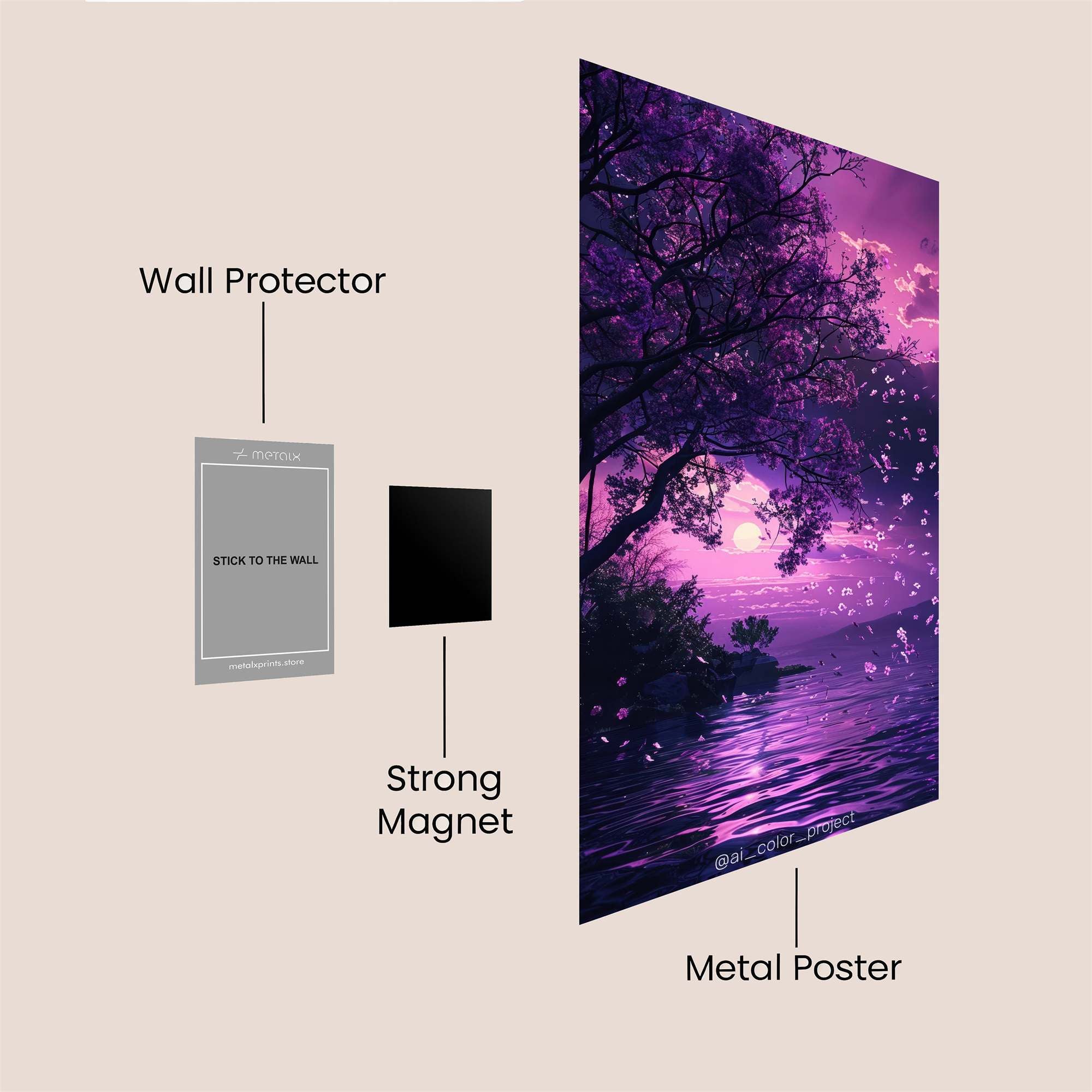 Tiger Harmony Safe Wall Magnetic / M