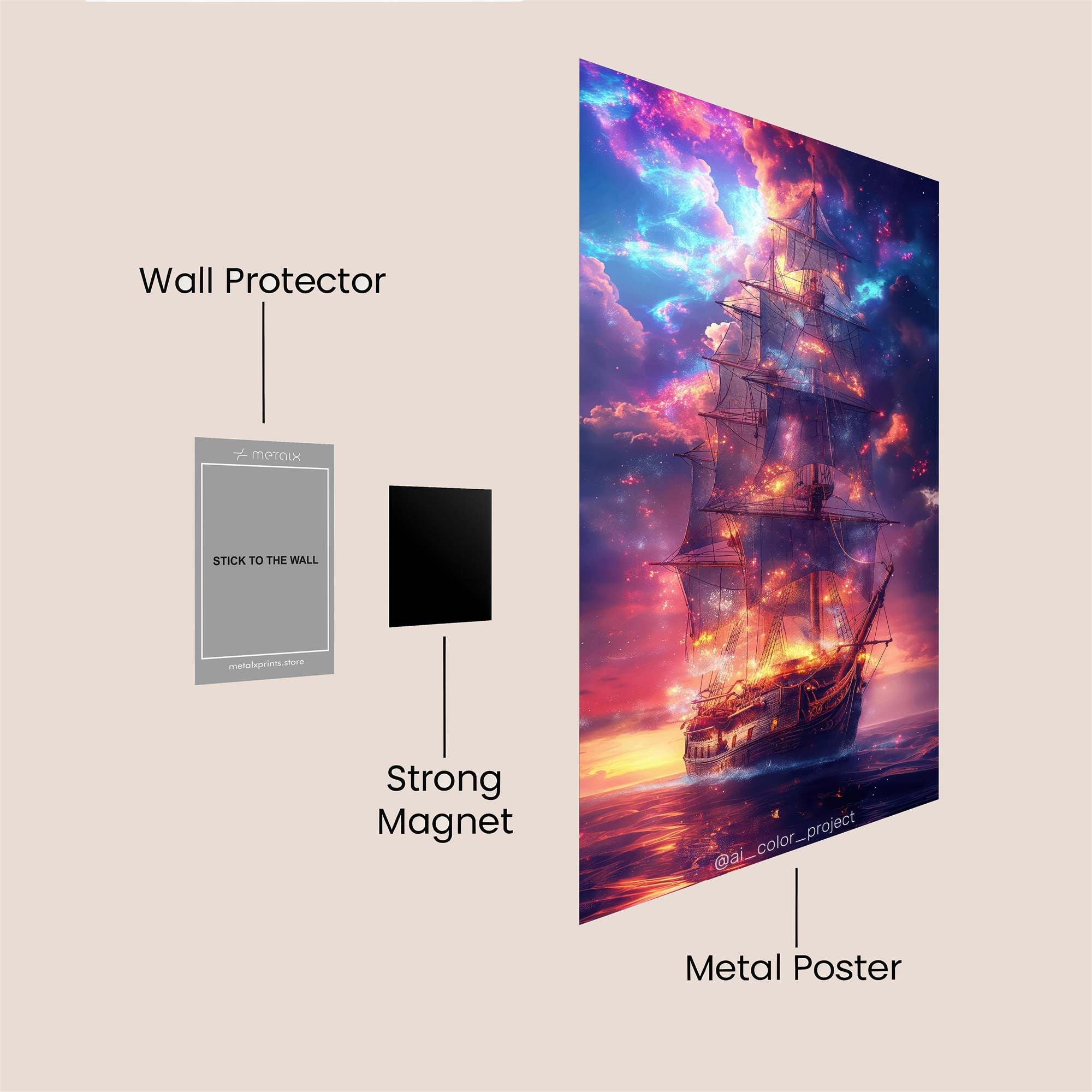 Triad Blaze Safe Wall Magnetic / M