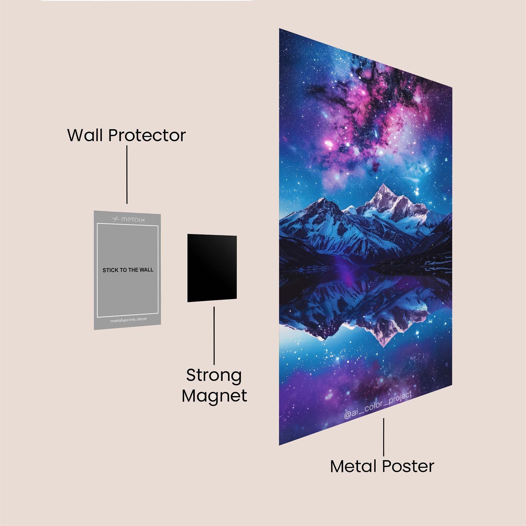Cubs Harmony Safe Wall Magnetic / M