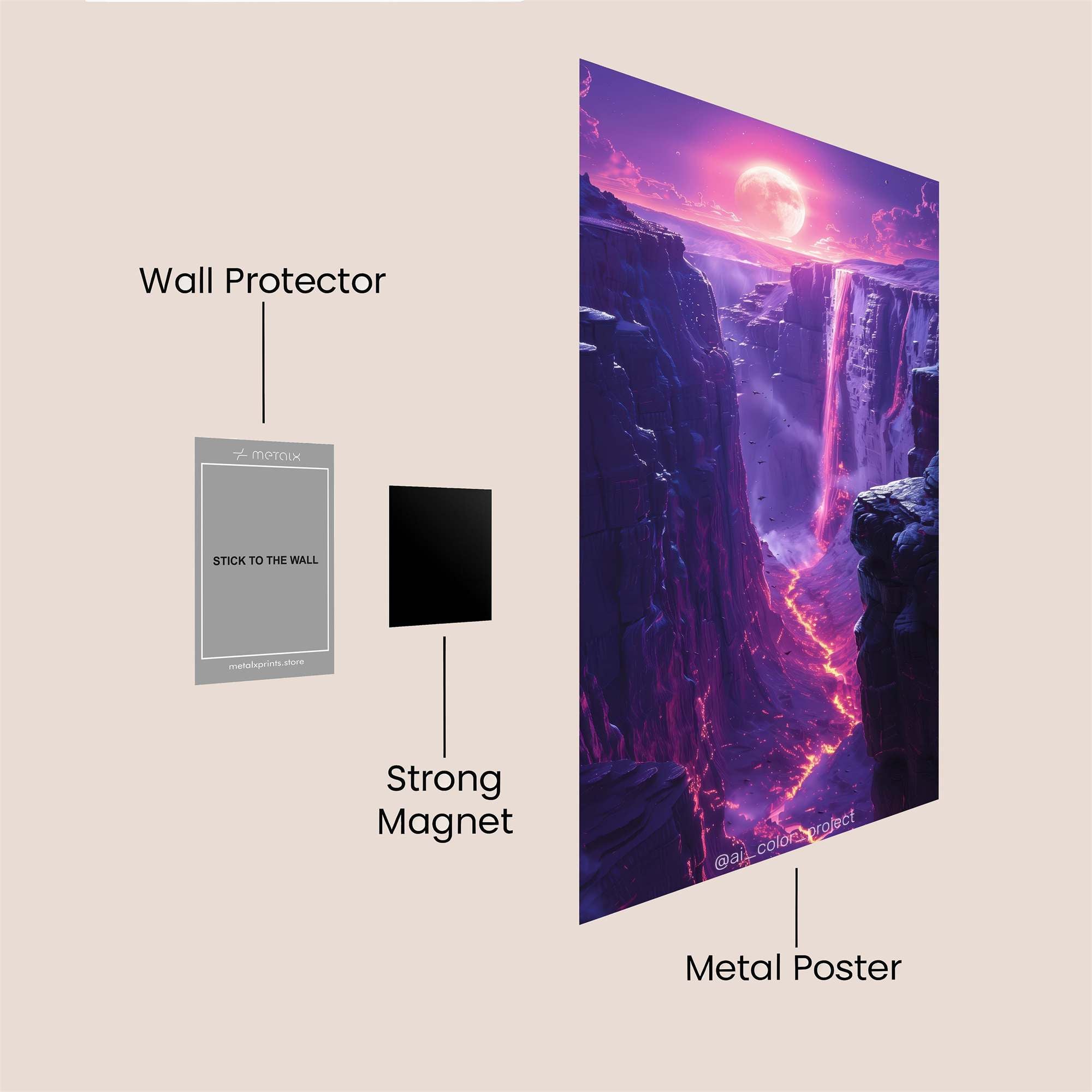 Dragon Mystique Safe Wall Magnetic / M
