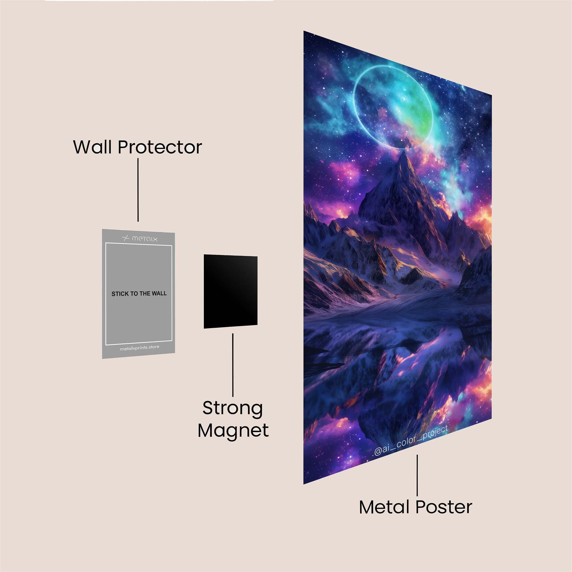Cosmic Embrace Safe Wall Magnetic / M