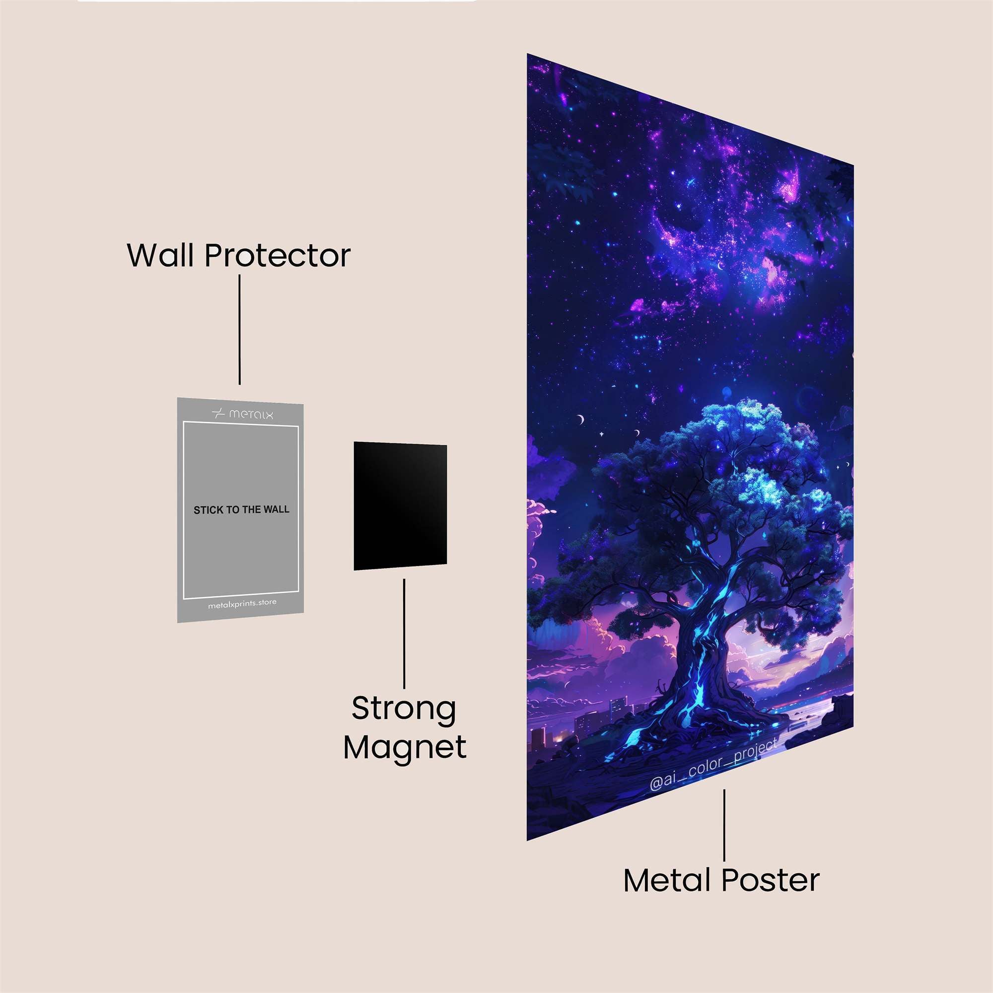 Kingly Calm Safe Wall Magnetic / M