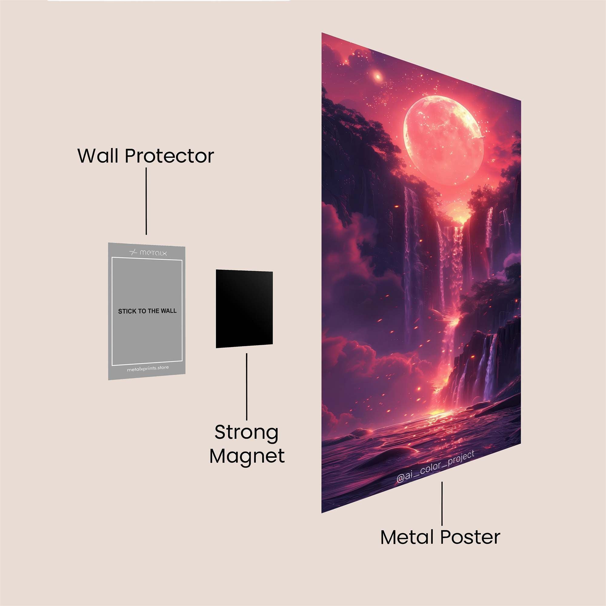 Dragon Enigmatic Safe Wall Magnetic / M