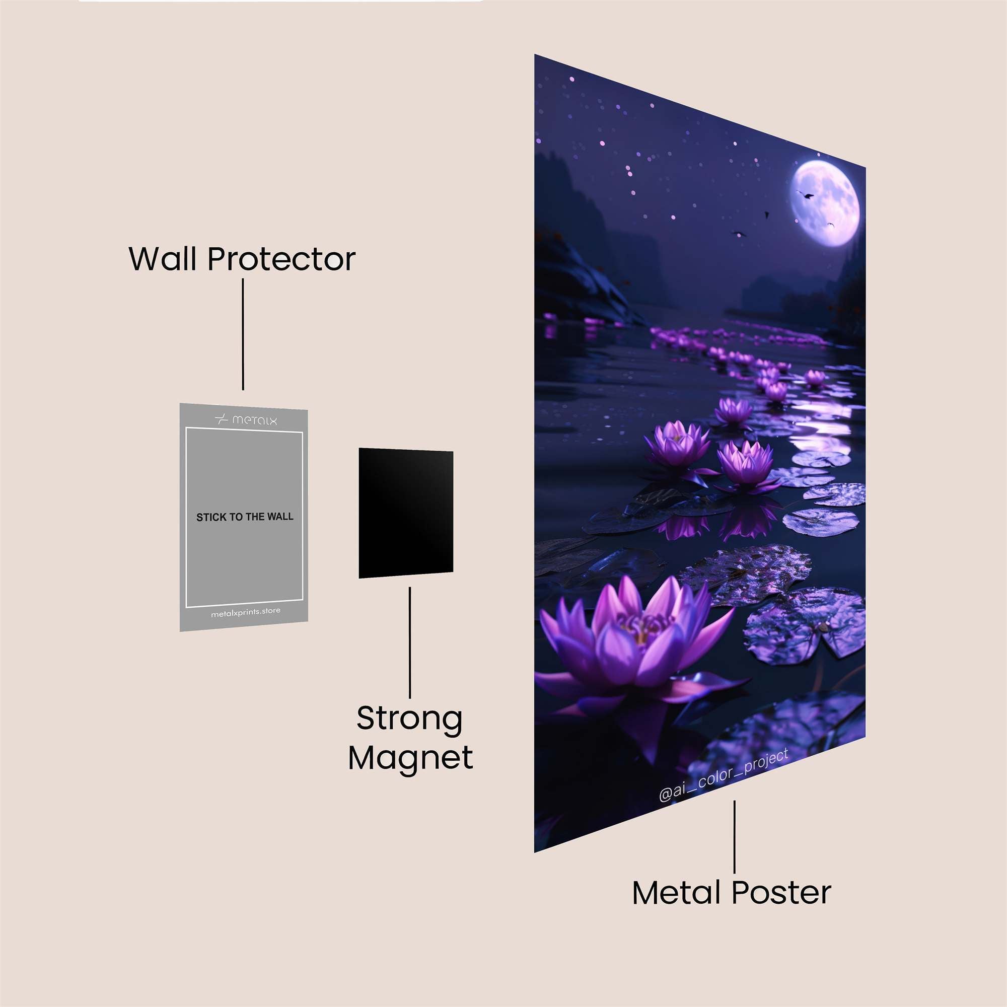 Starry Serenity Safe Wall Magnetic / M