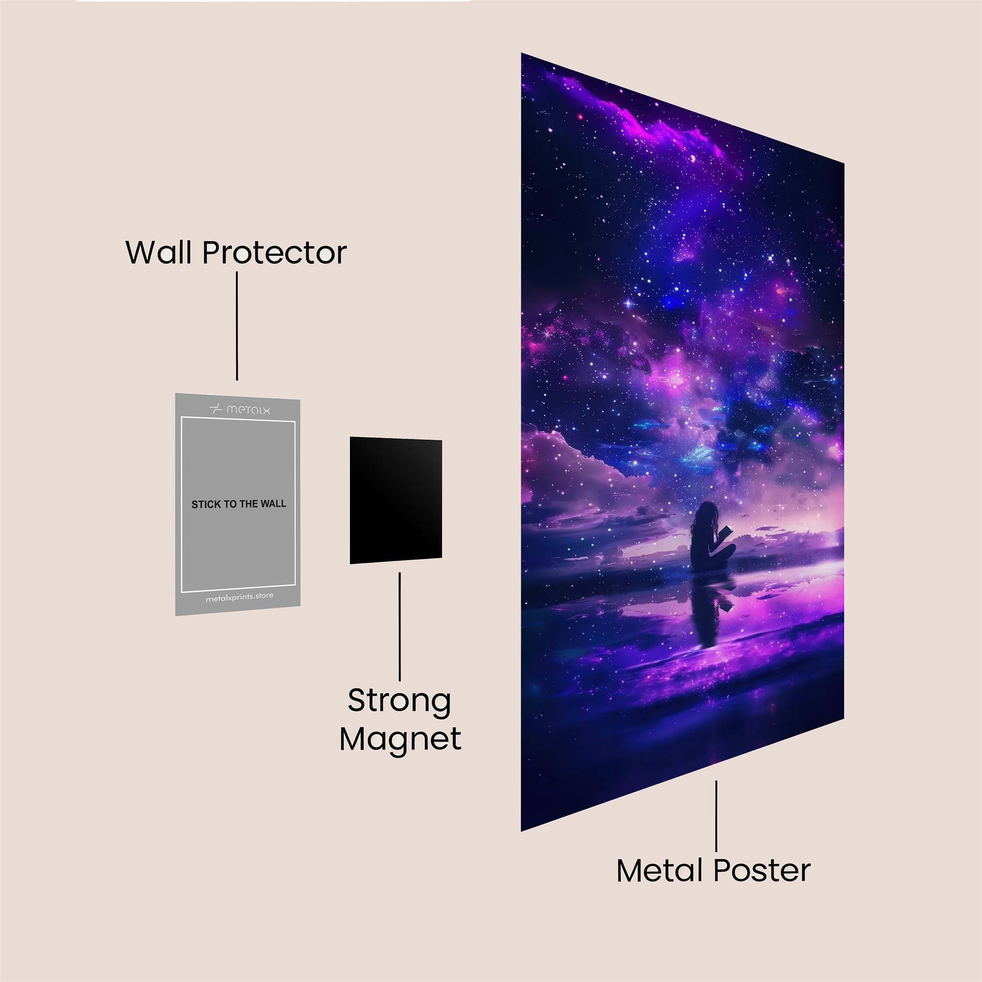 Cosmic Radiance Safe Wall Magnetic / M