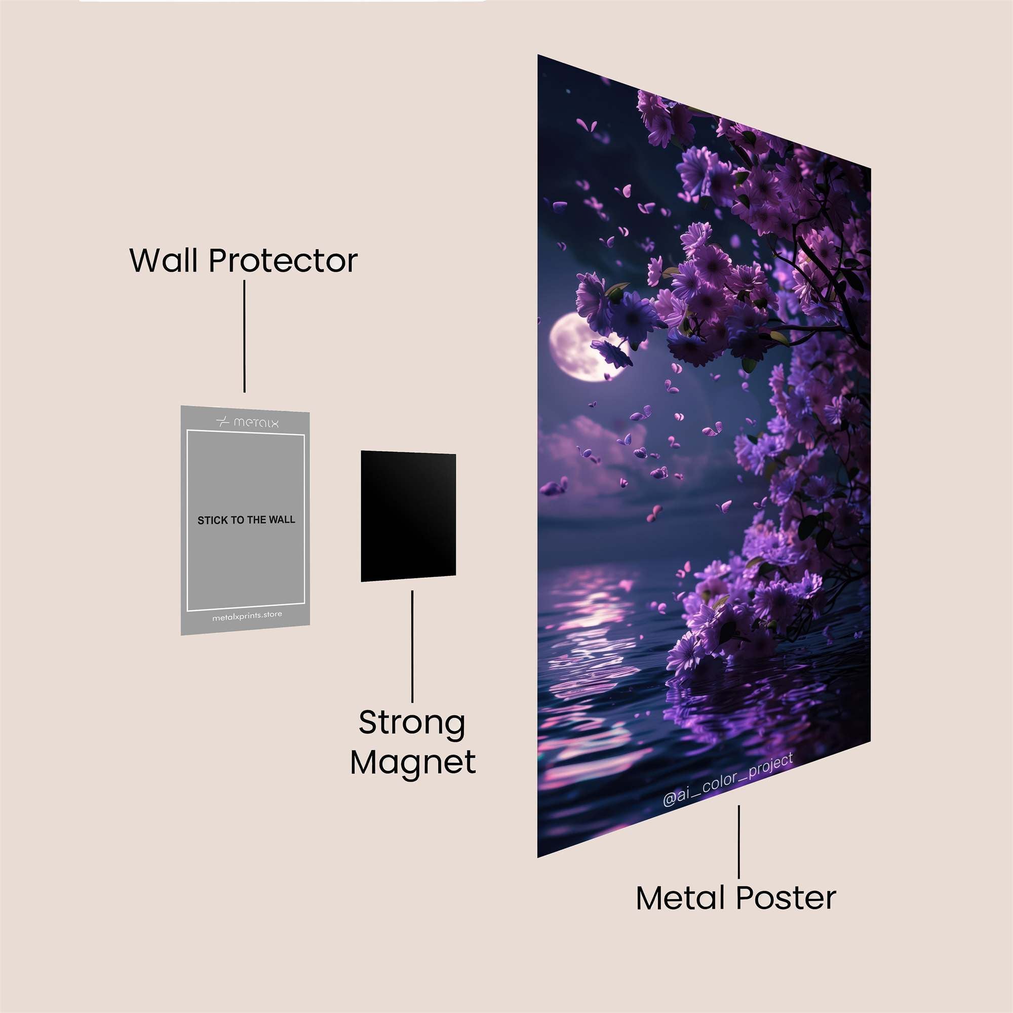 Albino Serenity Safe Wall Magnetic / M
