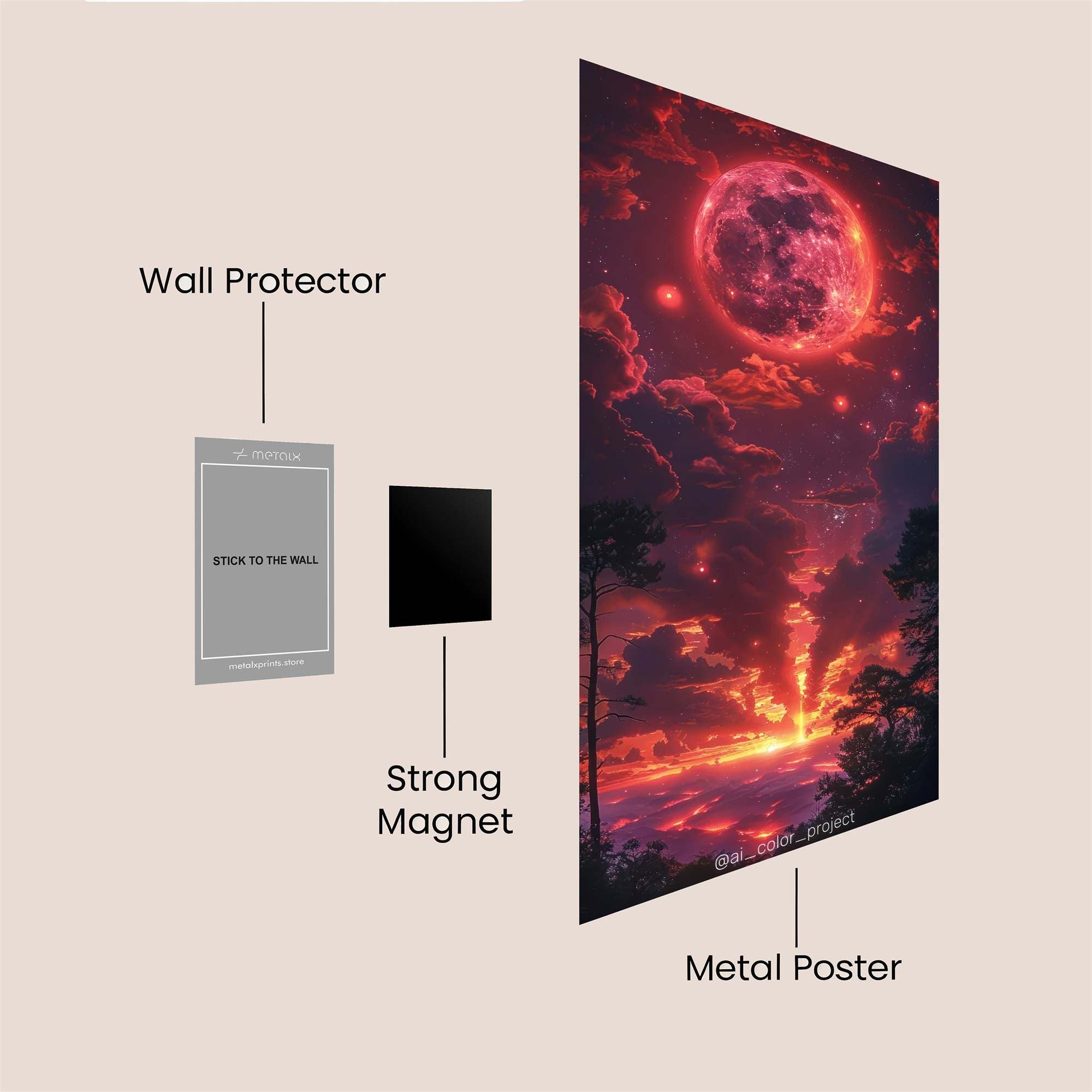 Knight Inferno Safe Wall Magnetic / M