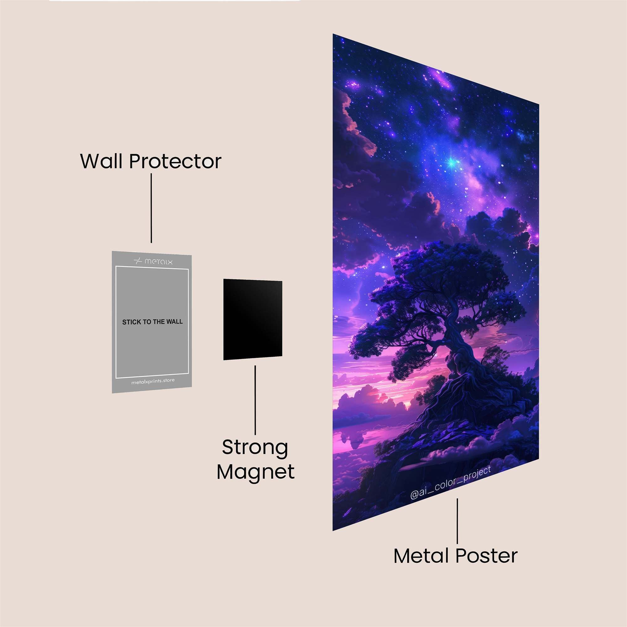 Leopard Duality Safe Wall Magnetic / M
