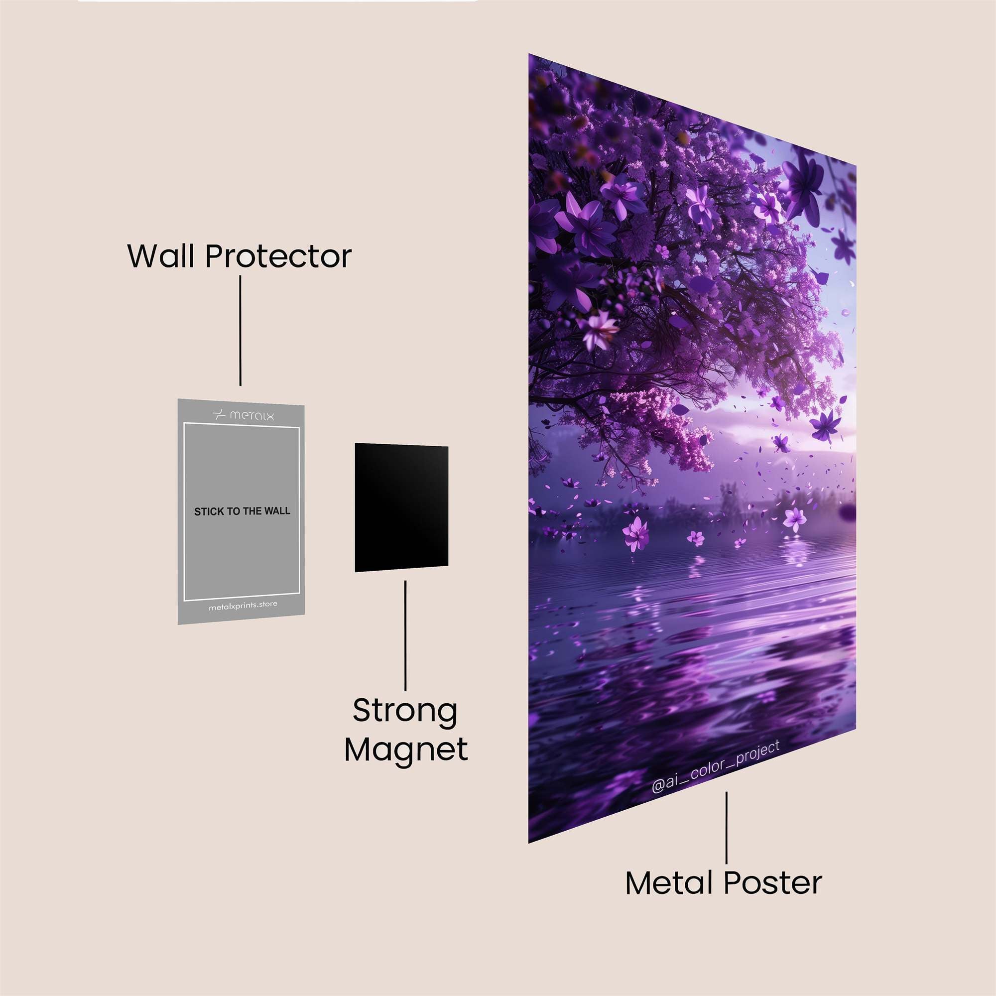 Cosmic Serenity Safe Wall Magnetic / M