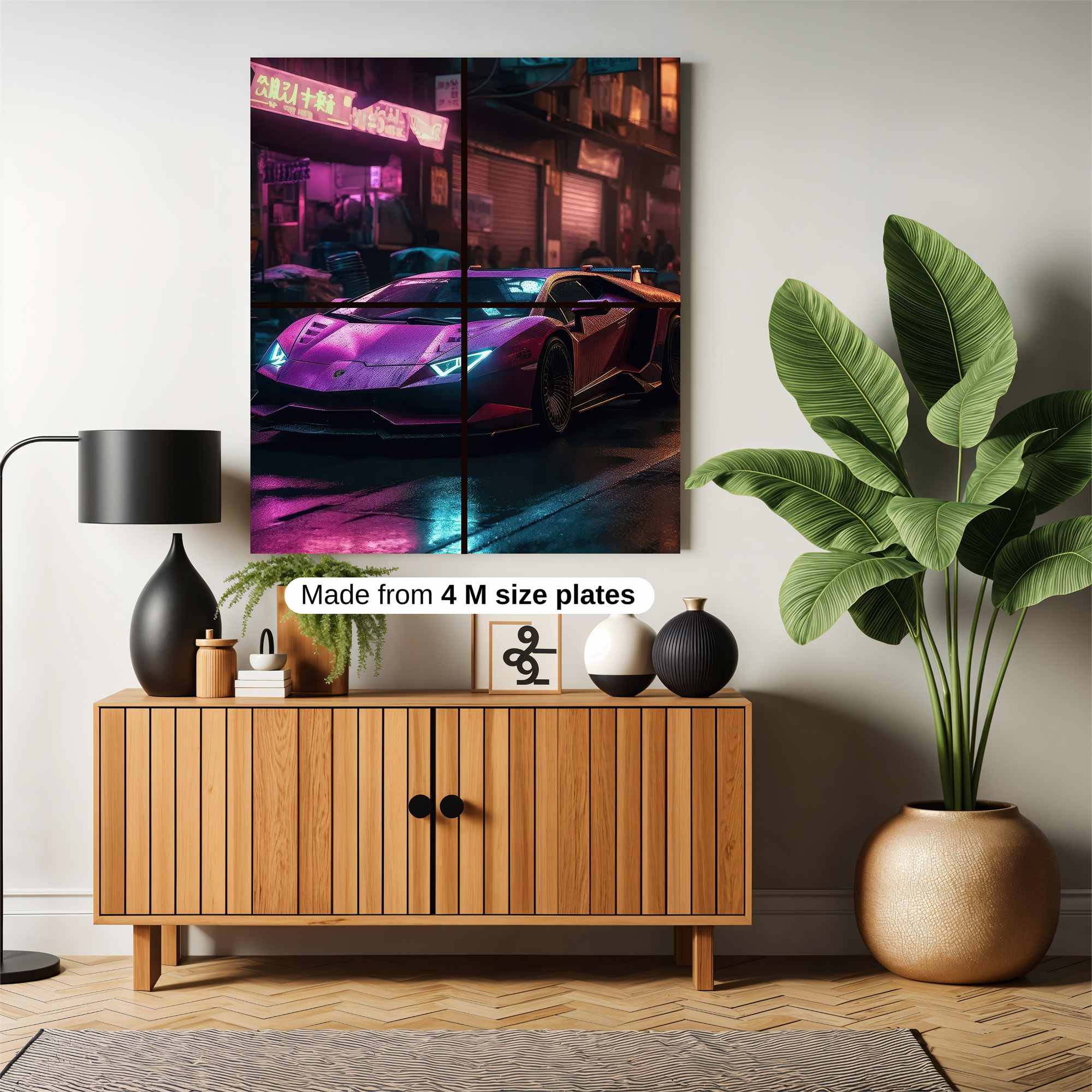 Panda Warrior Safe Wall Magnetic / M