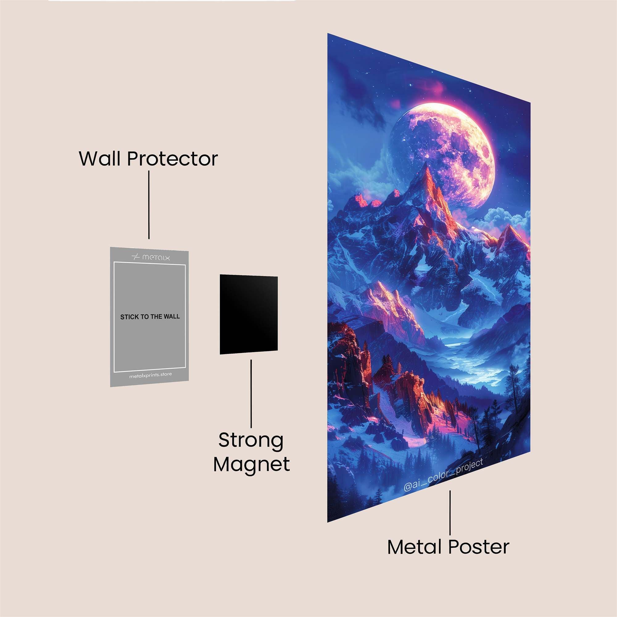 Zeus Tempestuous Safe Wall Magnetic / M
