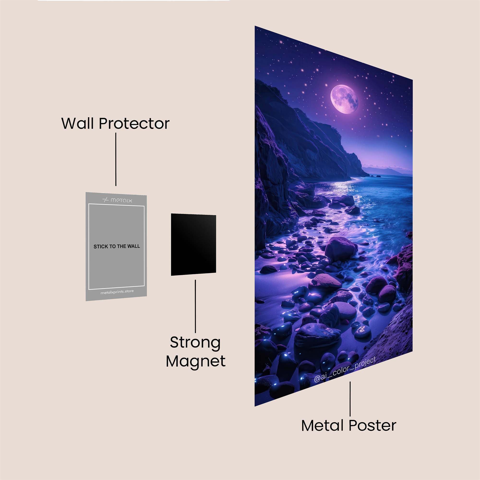 Luna Enchantress Safe Wall Magnetic / M