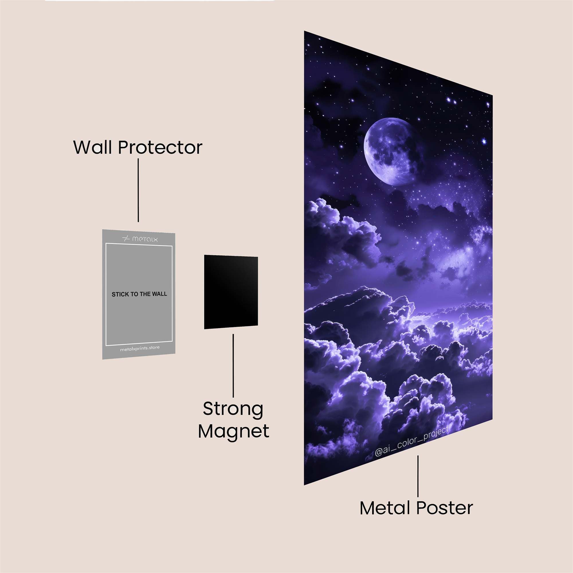 Jungle Majesty Safe Wall Magnetic / M