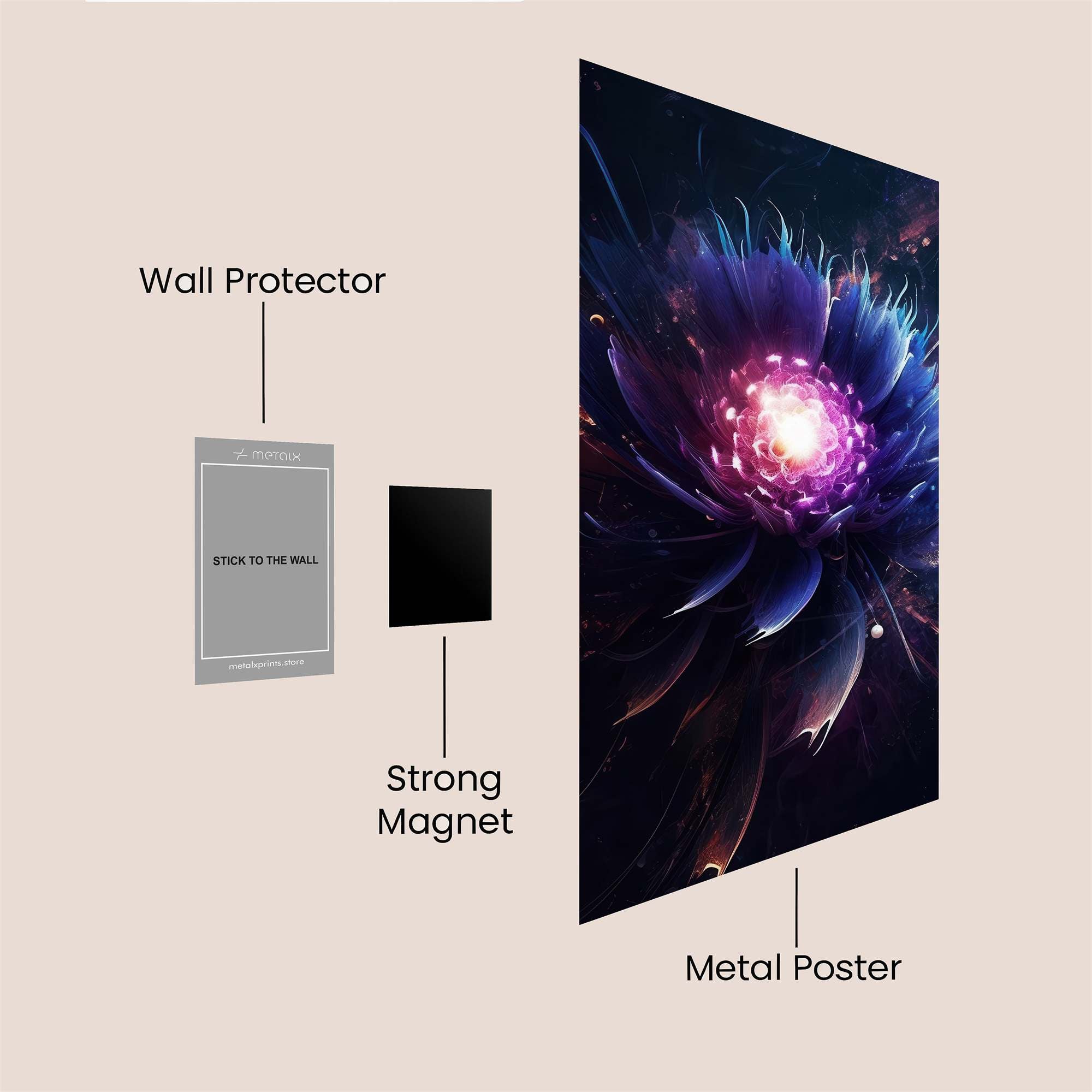 Phoenix Rebirth Safe Wall Magnetic / M