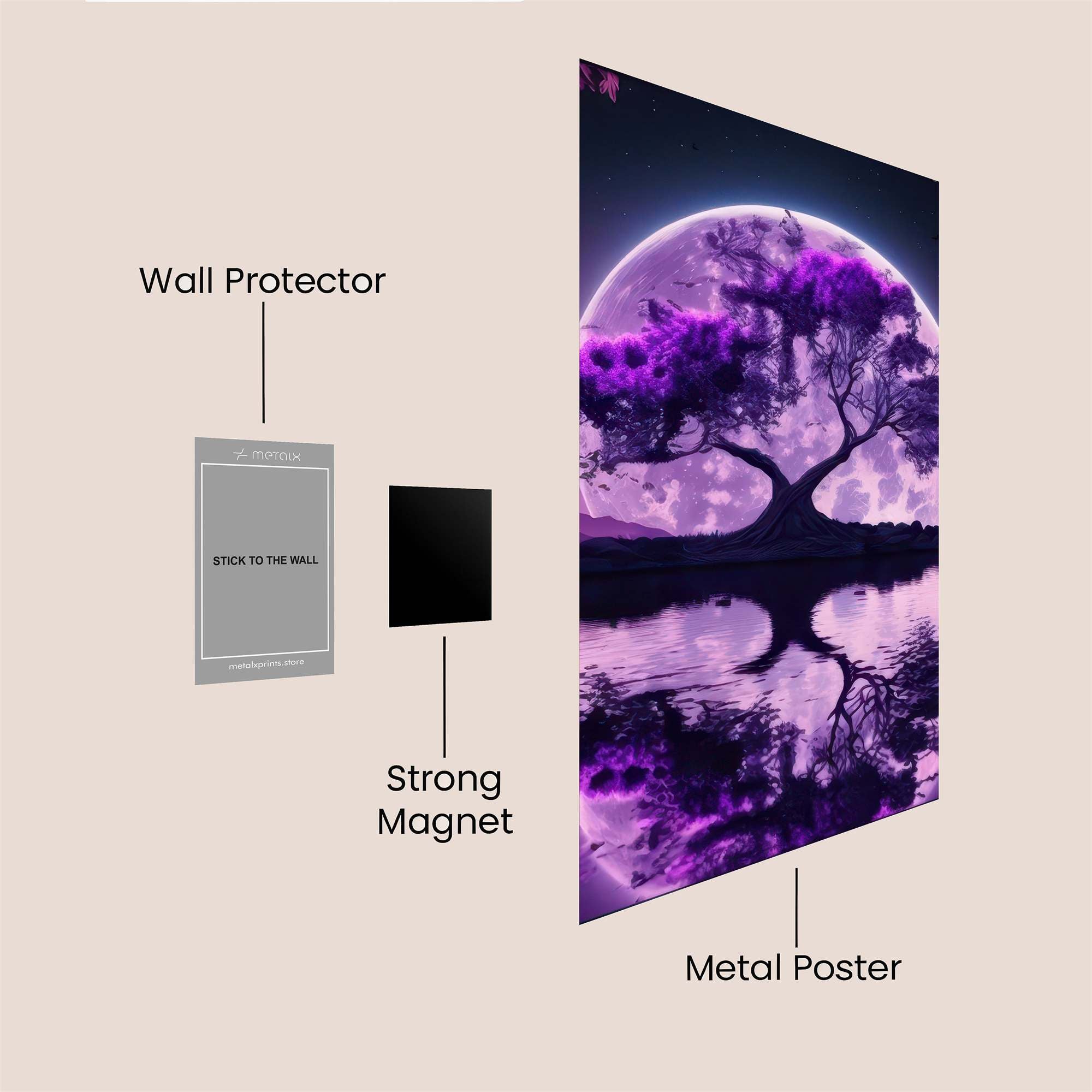 Cosmic Majesty Safe Wall Magnetic / M