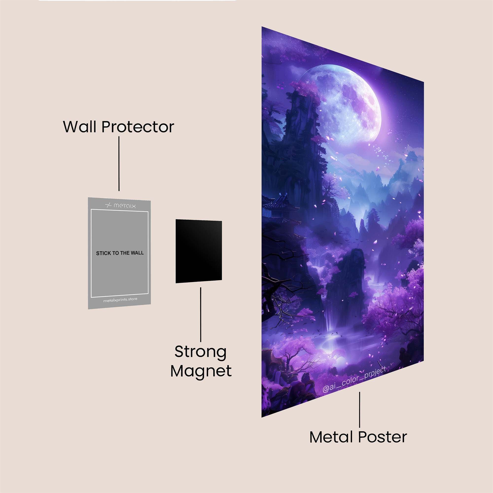 Tiger Harmony Safe Wall Magnetic / M