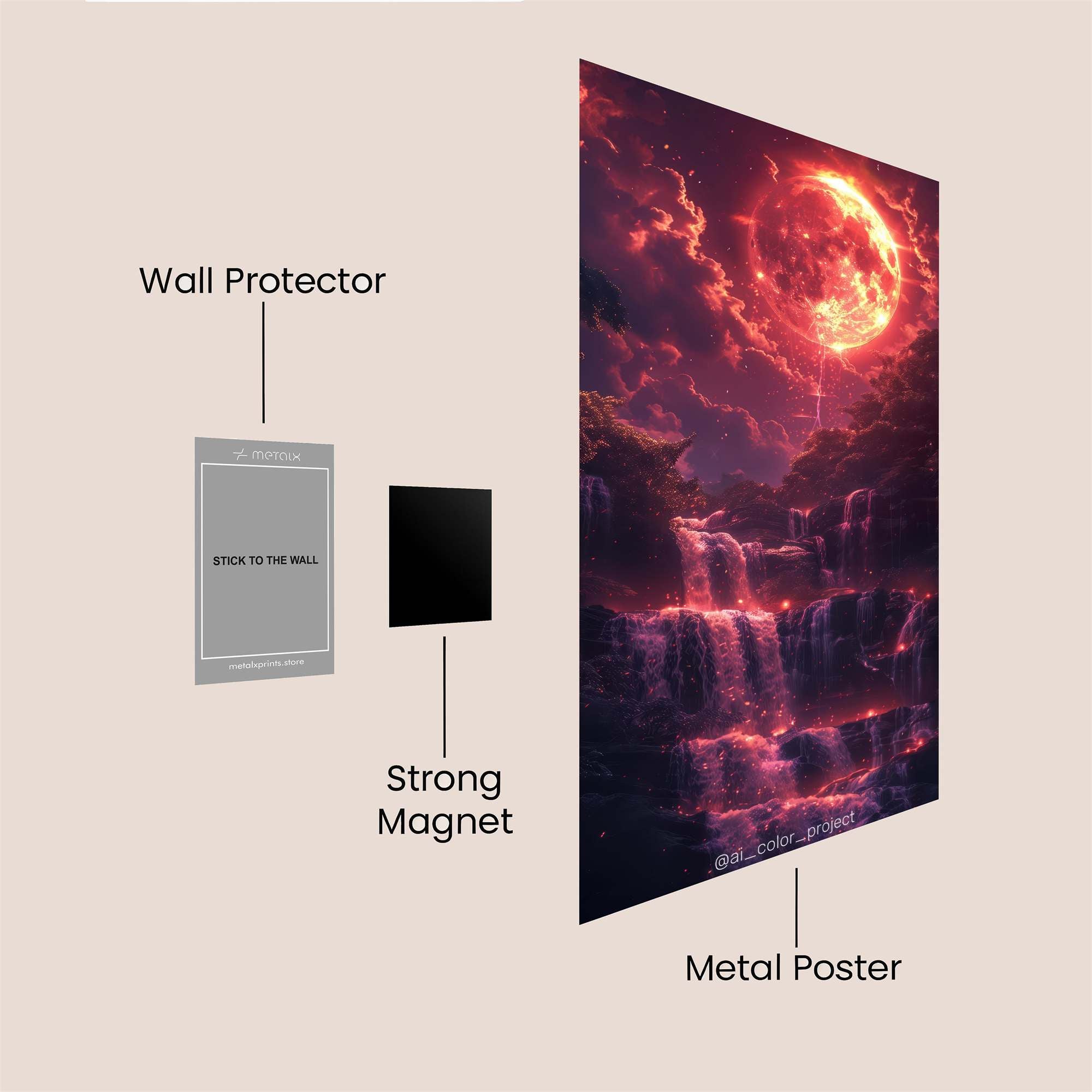 Throne Inferno Safe Wall Magnetic / M