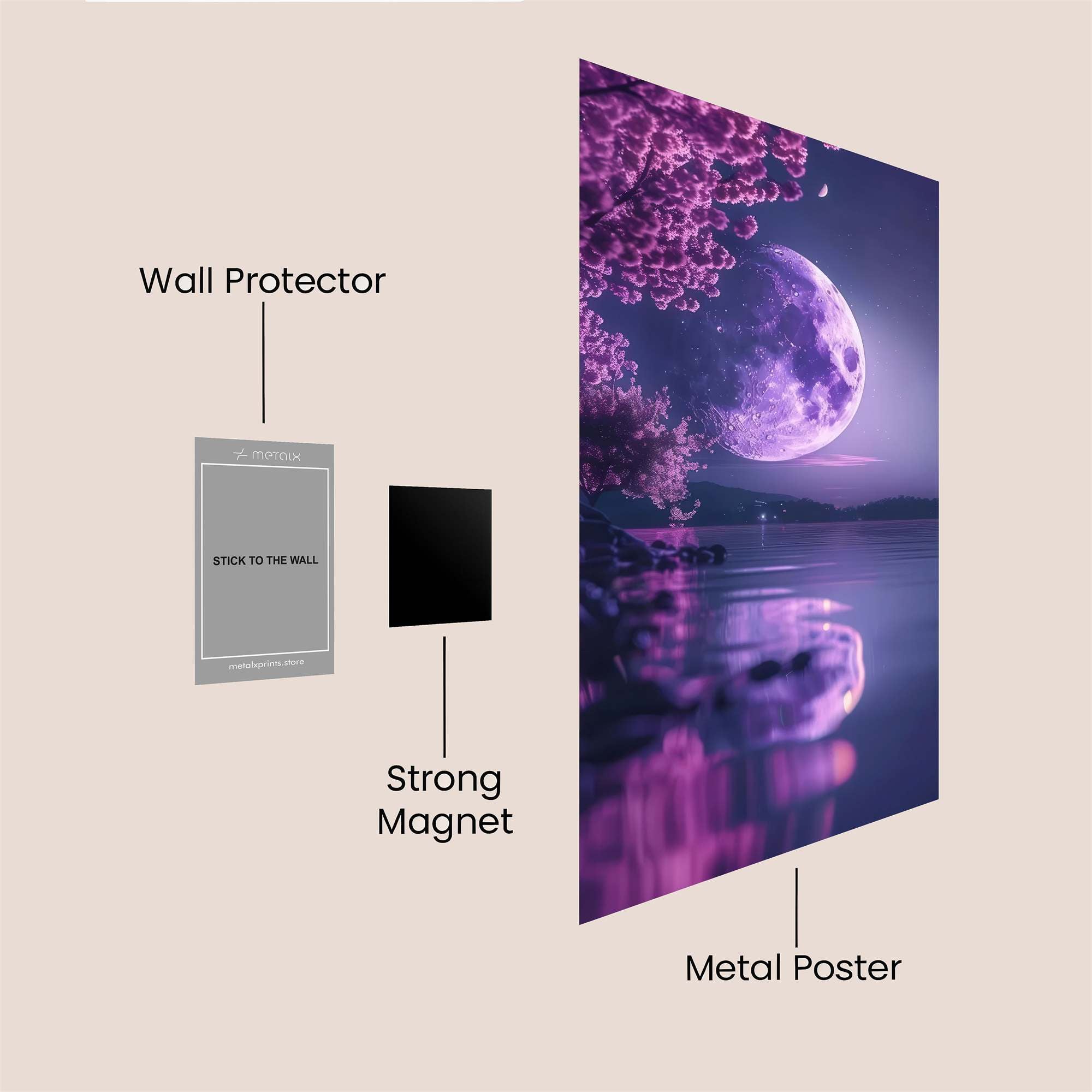 Blossom Enigma Safe Wall Magnetic / M