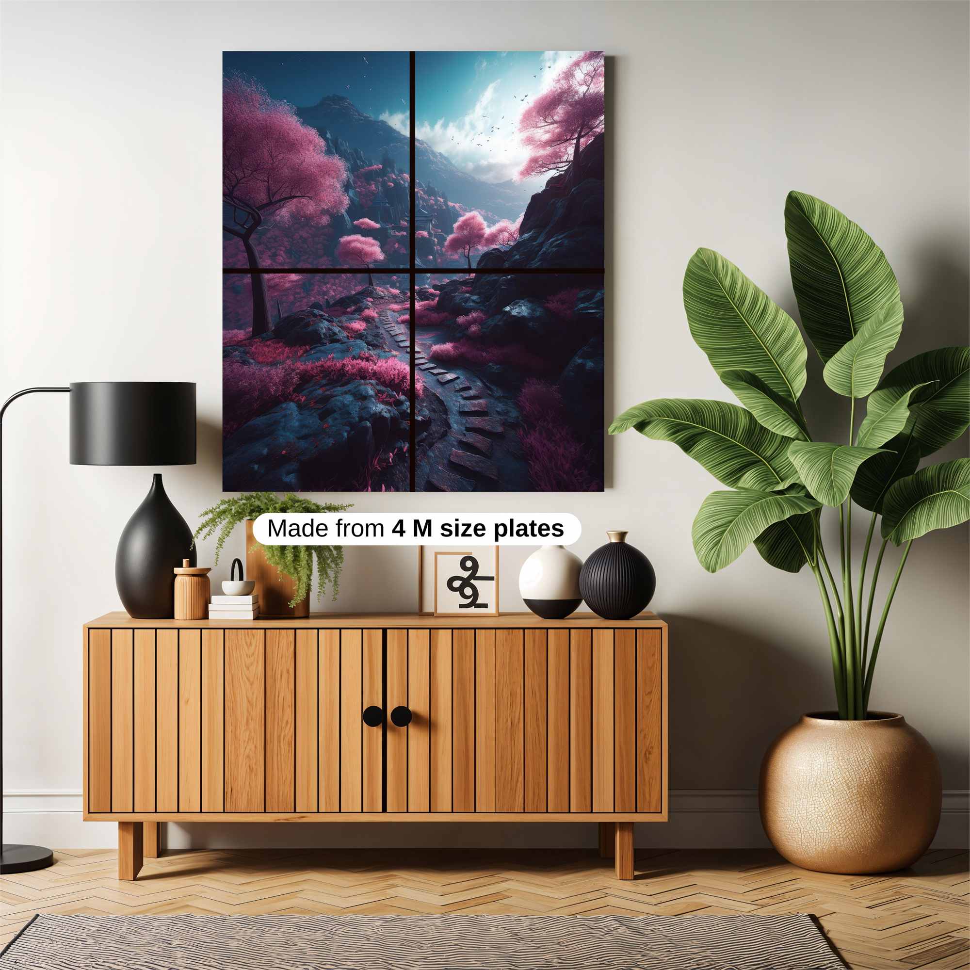 Panda Warrior Safe Wall Magnetic / M