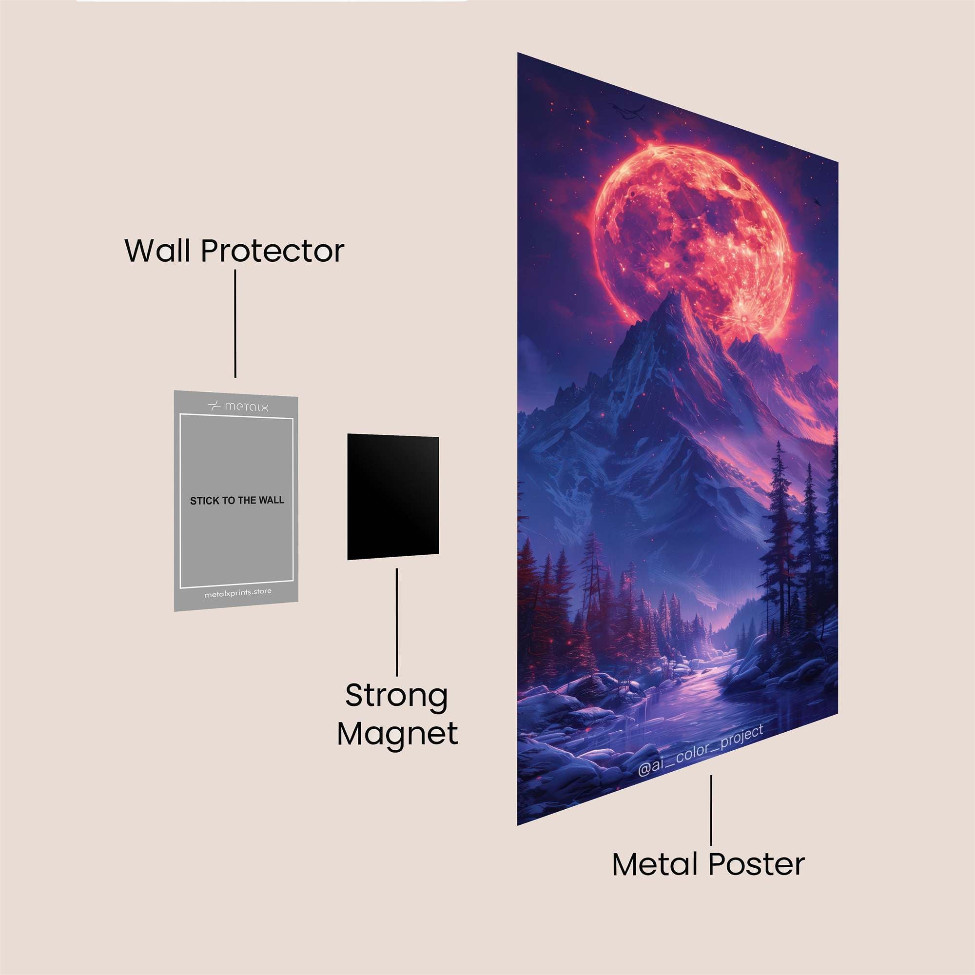 Phoenix Ascension Safe Wall Magnetic / M