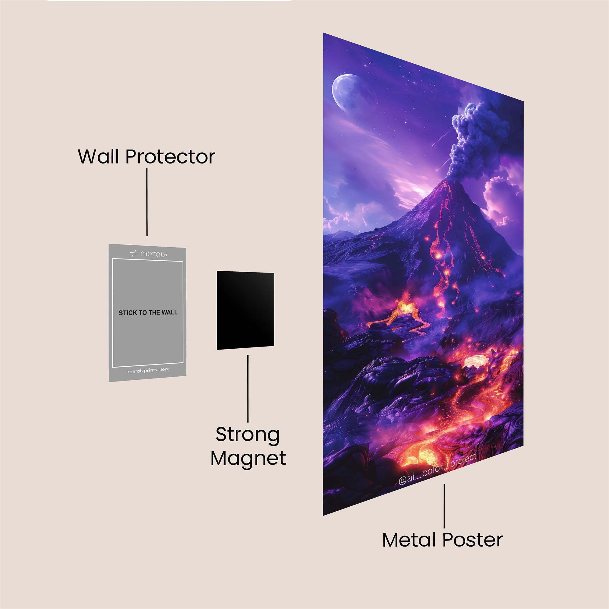 Tiger Harmony Safe Wall Magnetic / M