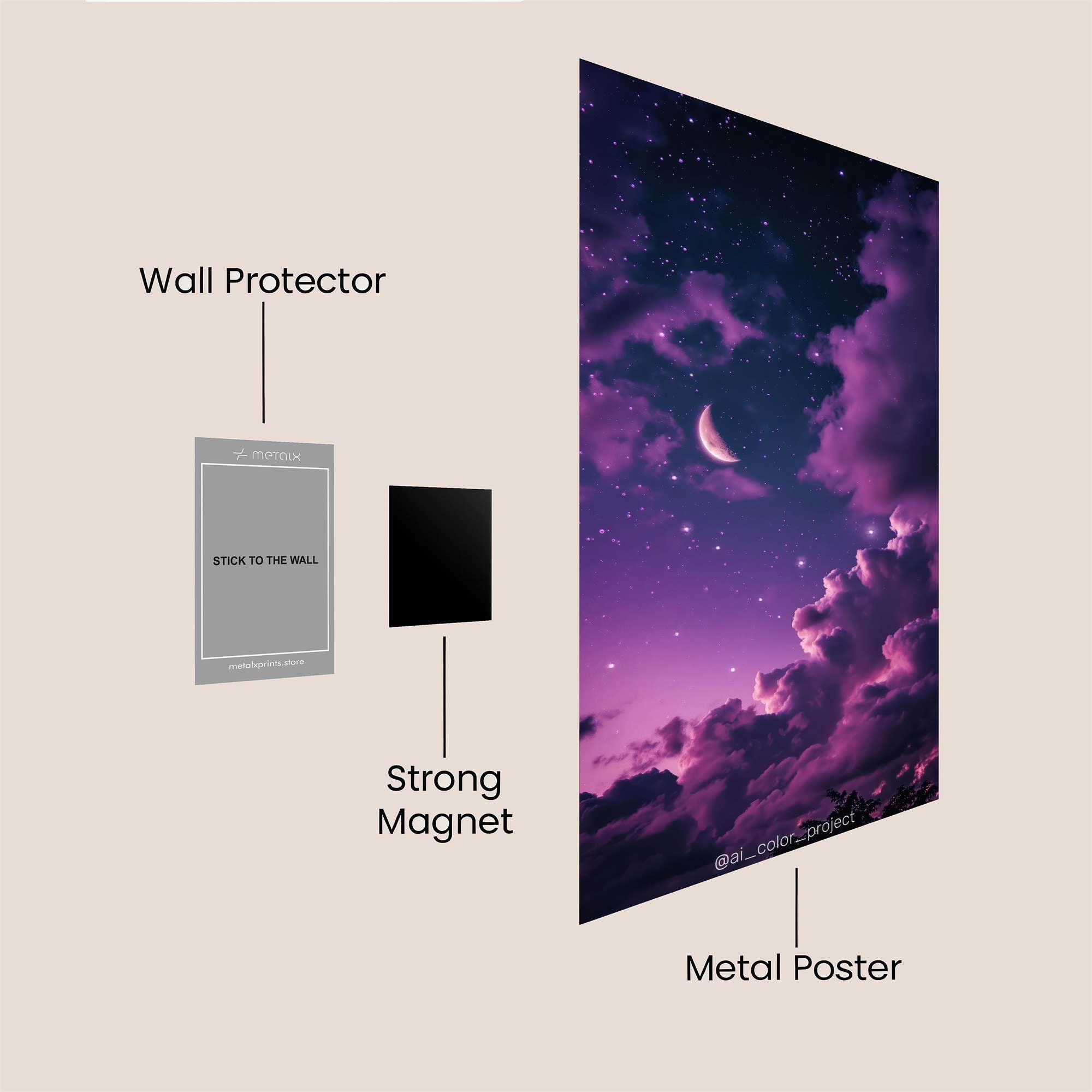 Mystic Harmony Safe Wall Magnetic / M