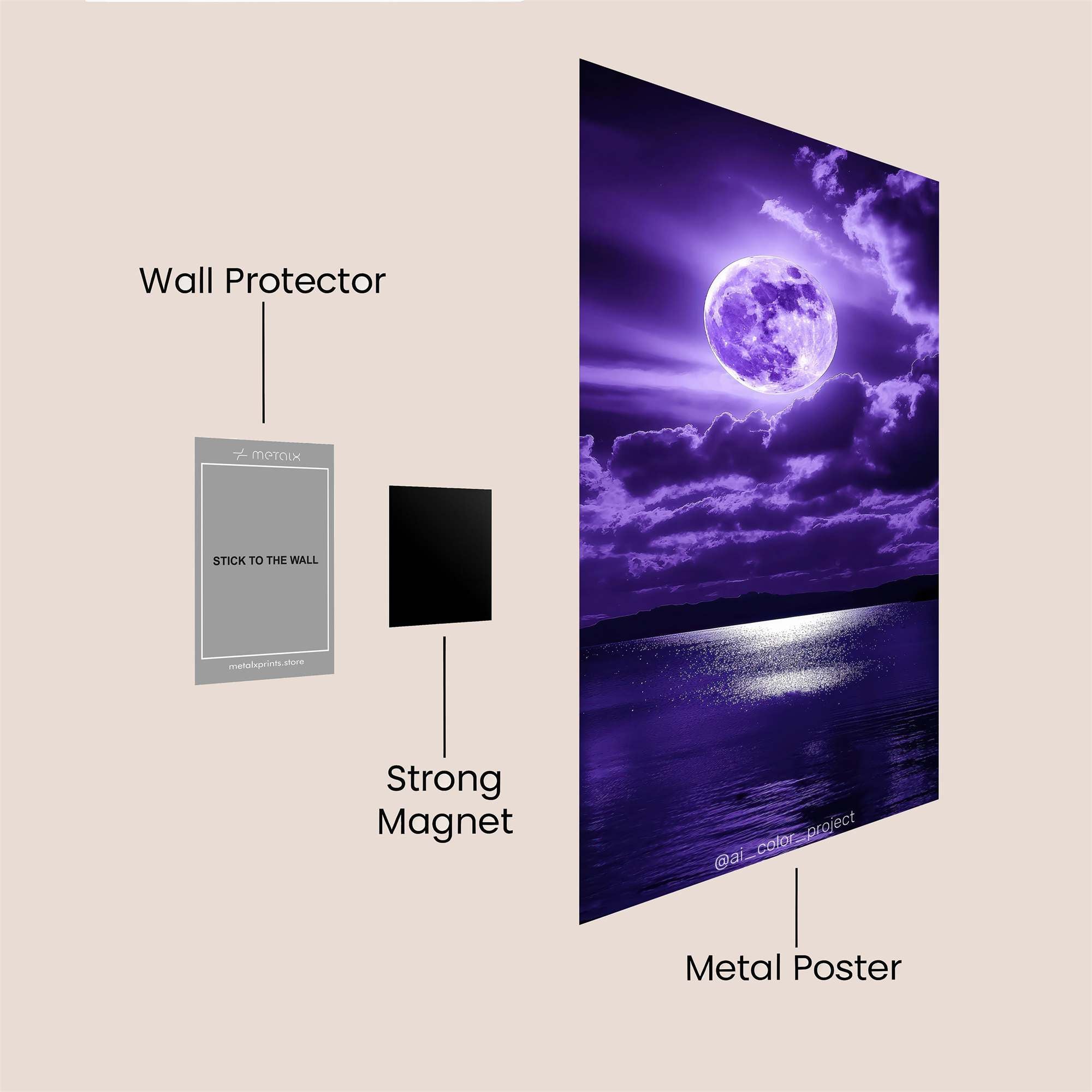 Chiron Cosmic Safe Wall Magnetic / M
