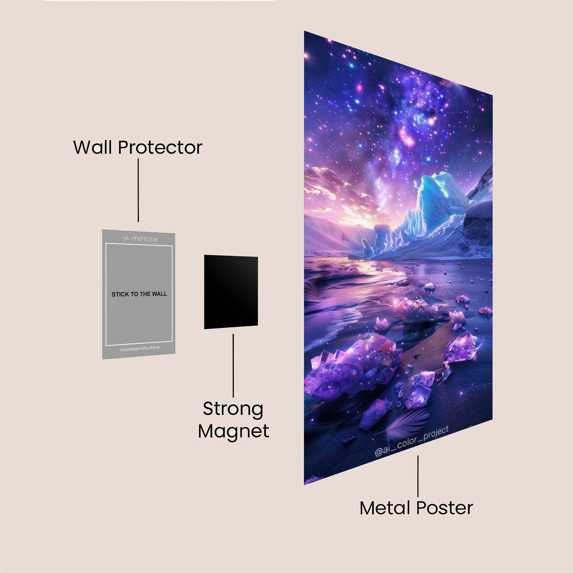 Lions Clash Safe Wall Magnetic / M