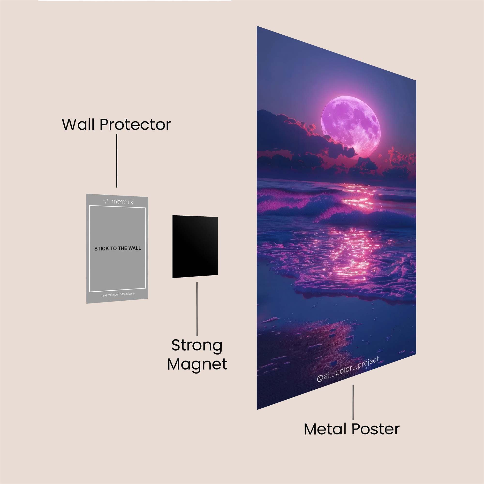 Phoenix Rebirth Safe Wall Magnetic / M