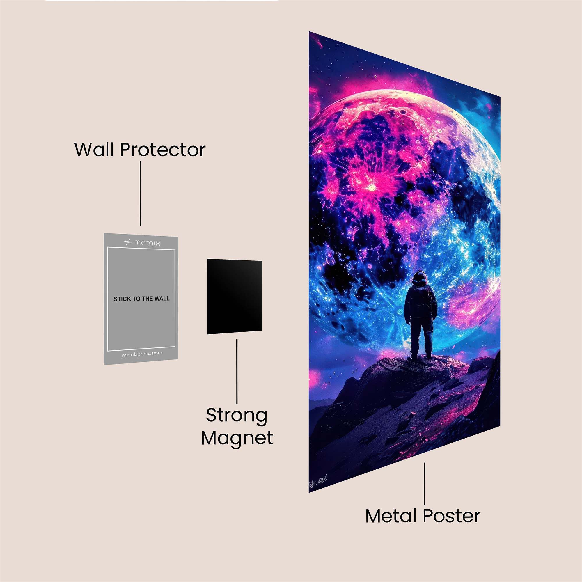 Phoenix Ascend Safe Wall Magnetic / M