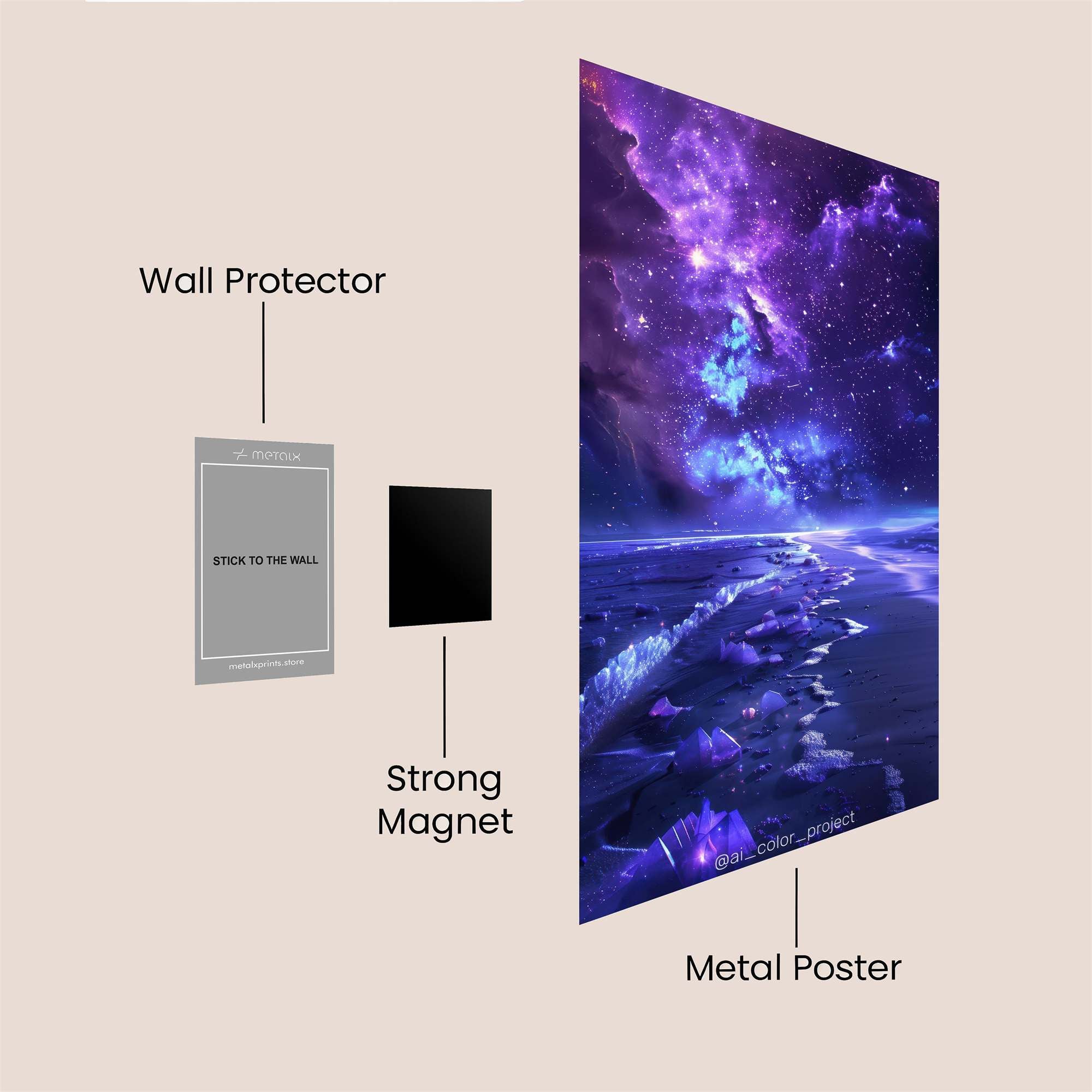 Cosmic Harmony Safe Wall Magnetic / M