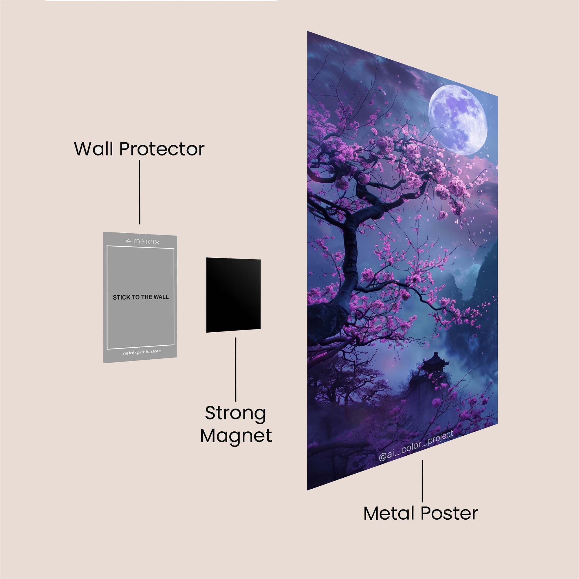 Lion Sorcerer Safe Wall Magnetic / M