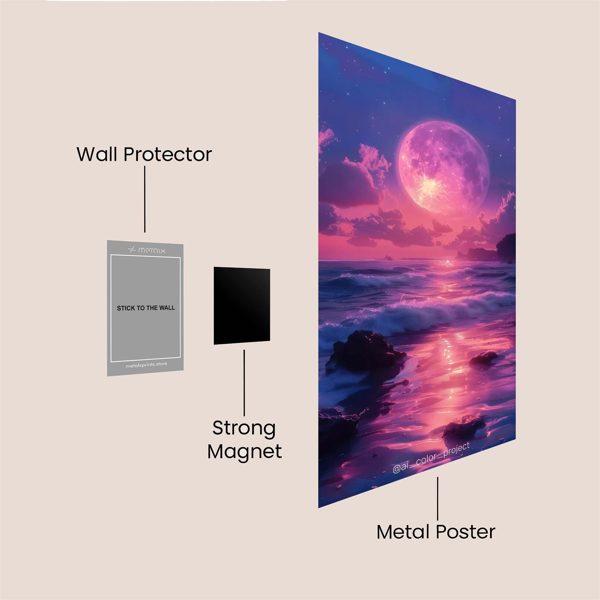 Phoenix Rebirth Safe Wall Magnetic / M