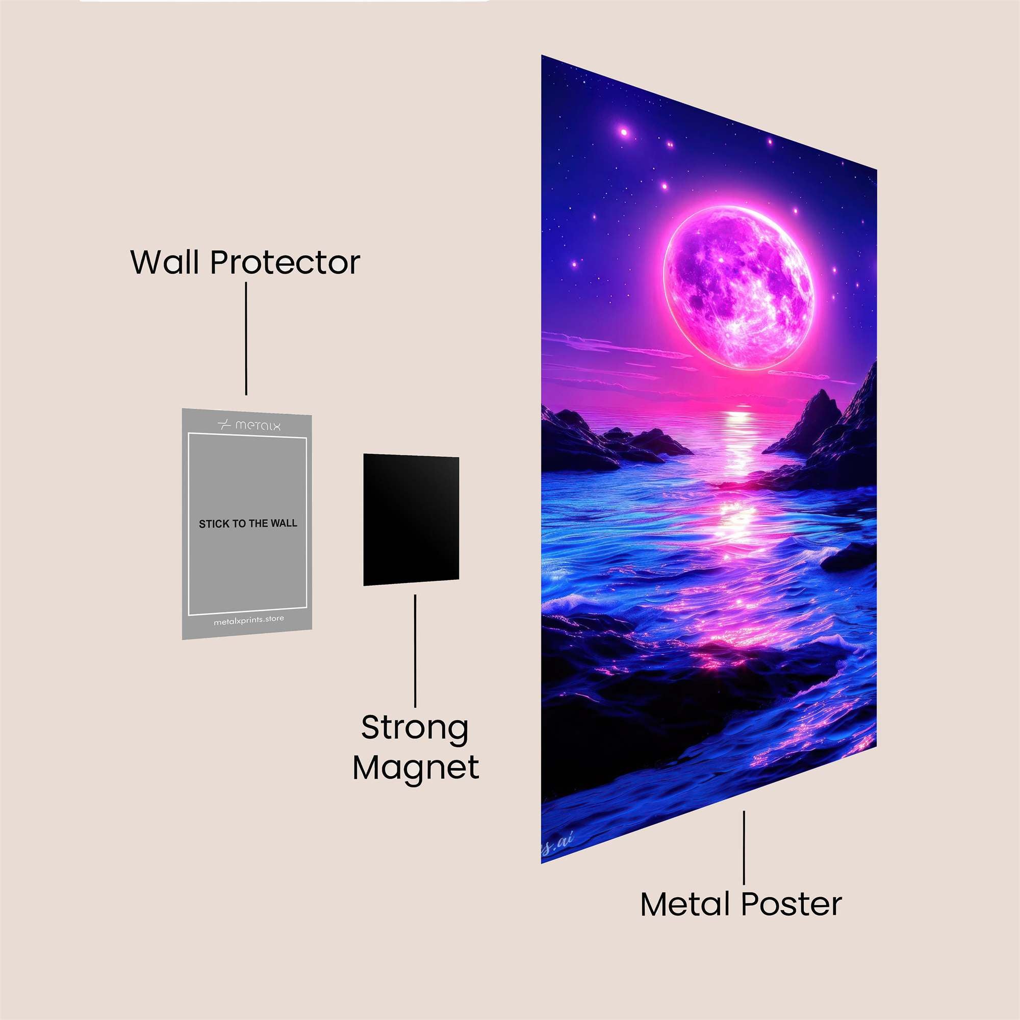 Lion Tempest Safe Wall Magnetic / M
