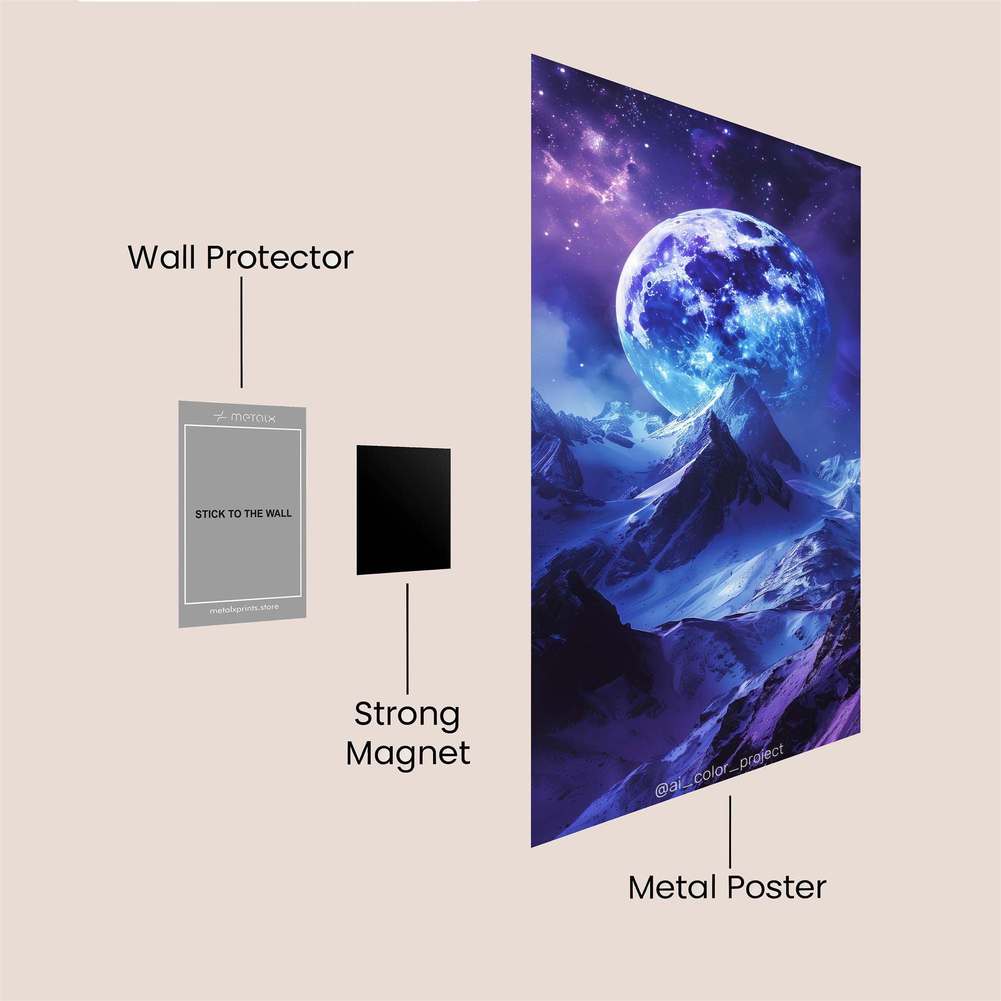 Frog Elegance Safe Wall Magnetic / M