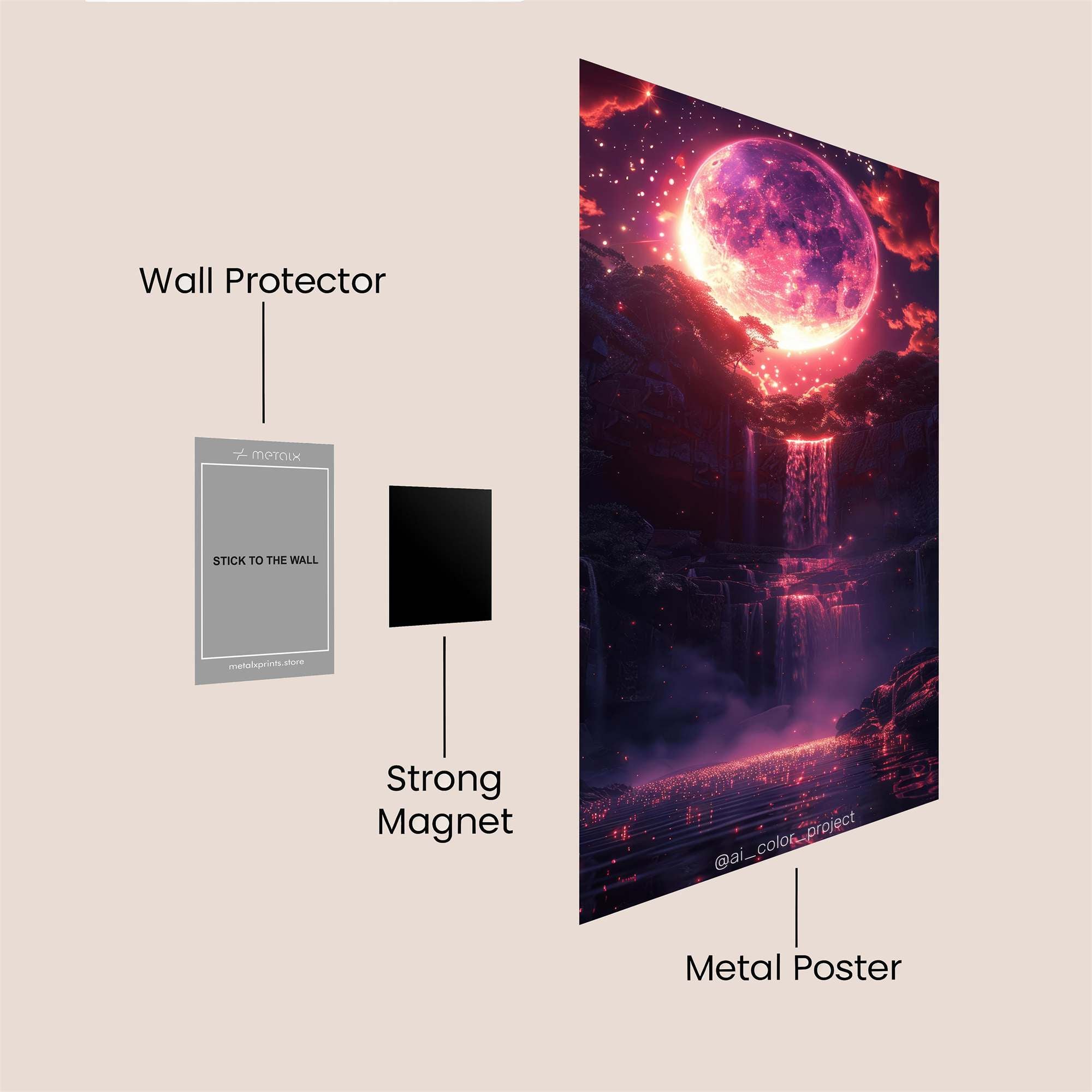 Mystic Radiance Safe Wall Magnetic / M