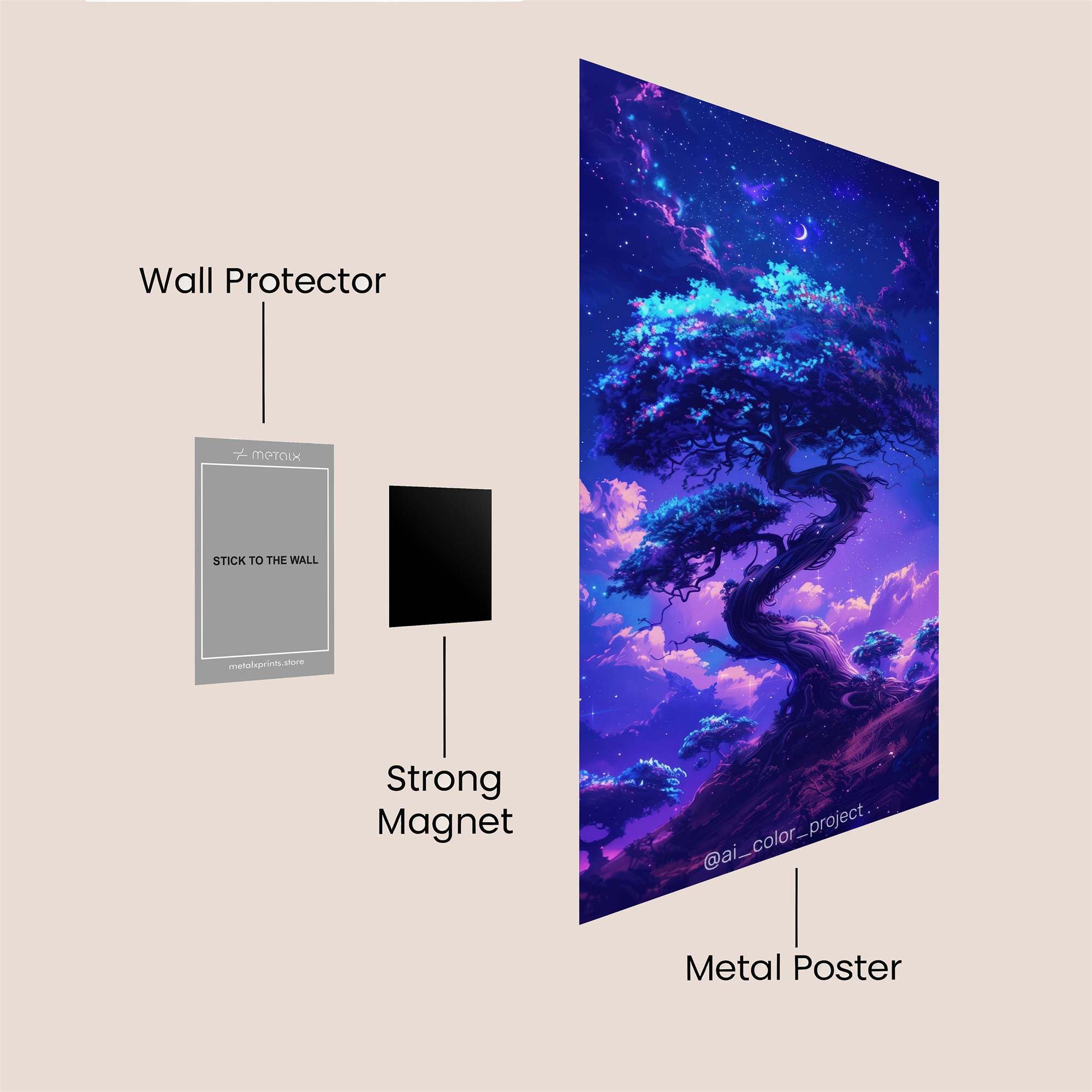 Stag Tempest Safe Wall Magnetic / M