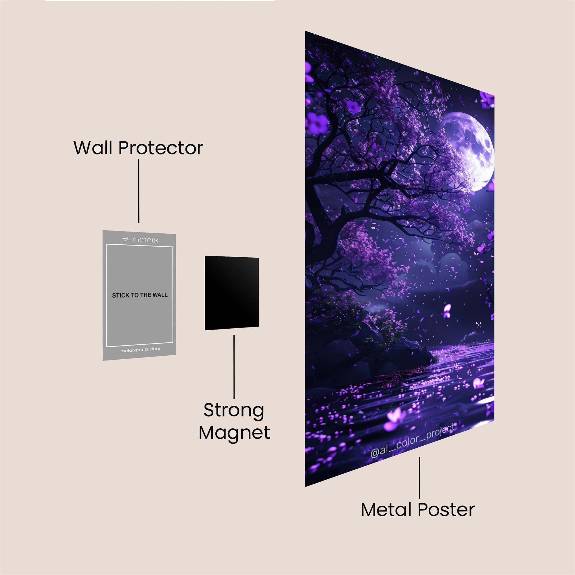 Water Wielder Safe Wall Magnetic / M