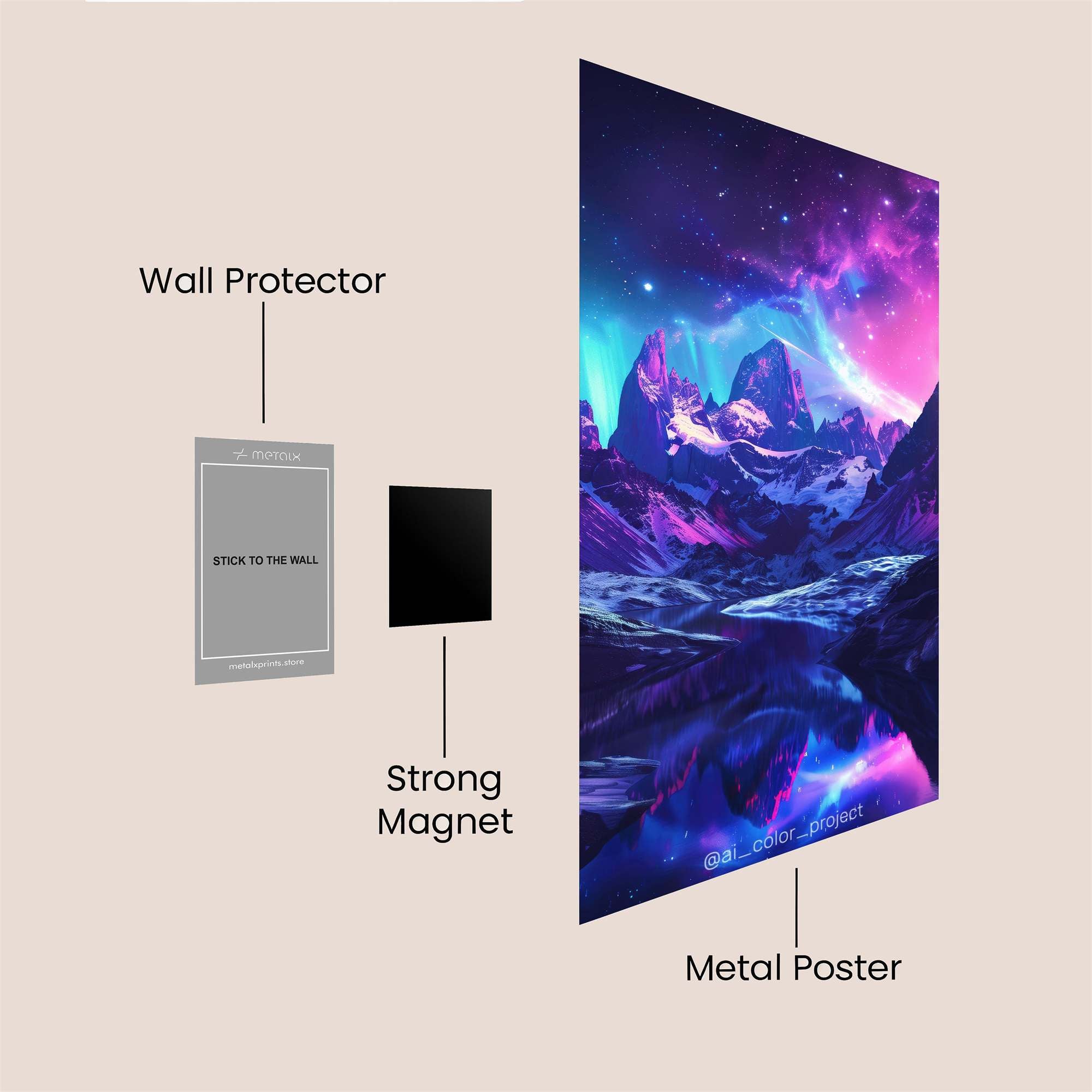 Arctic Enigma Safe Wall Magnetic / M