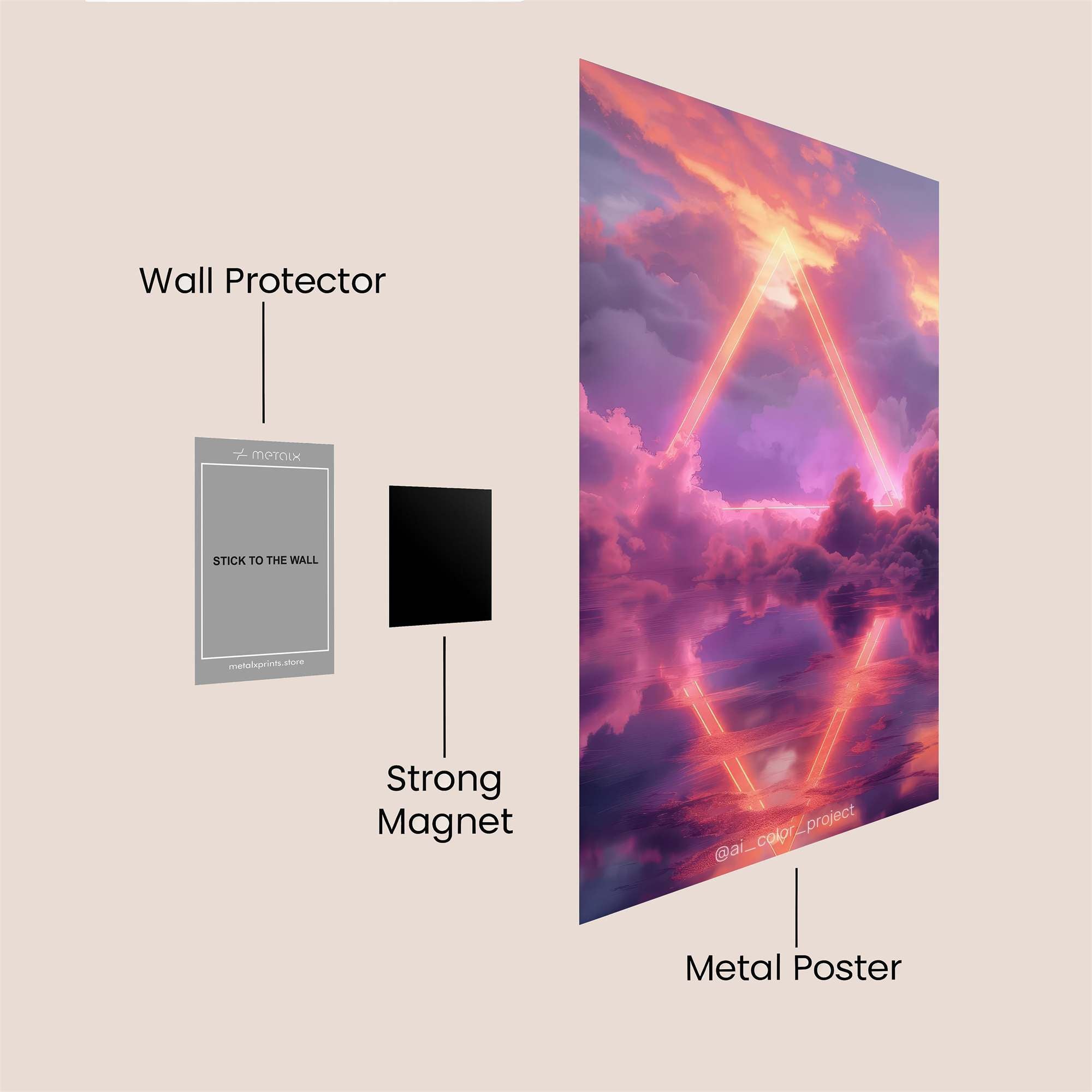Tiger Enigma Safe Wall Magnetic / M