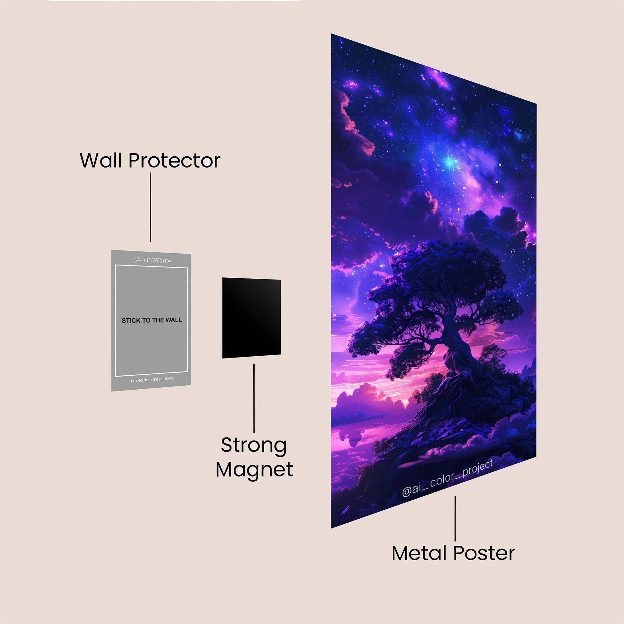 Lioness Sage Safe Wall Magnetic / M