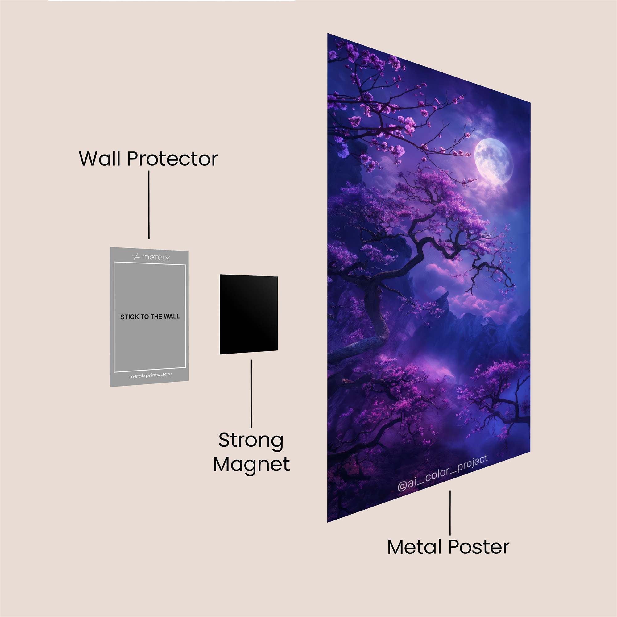 Unicorn Radiance Safe Wall Magnetic / M