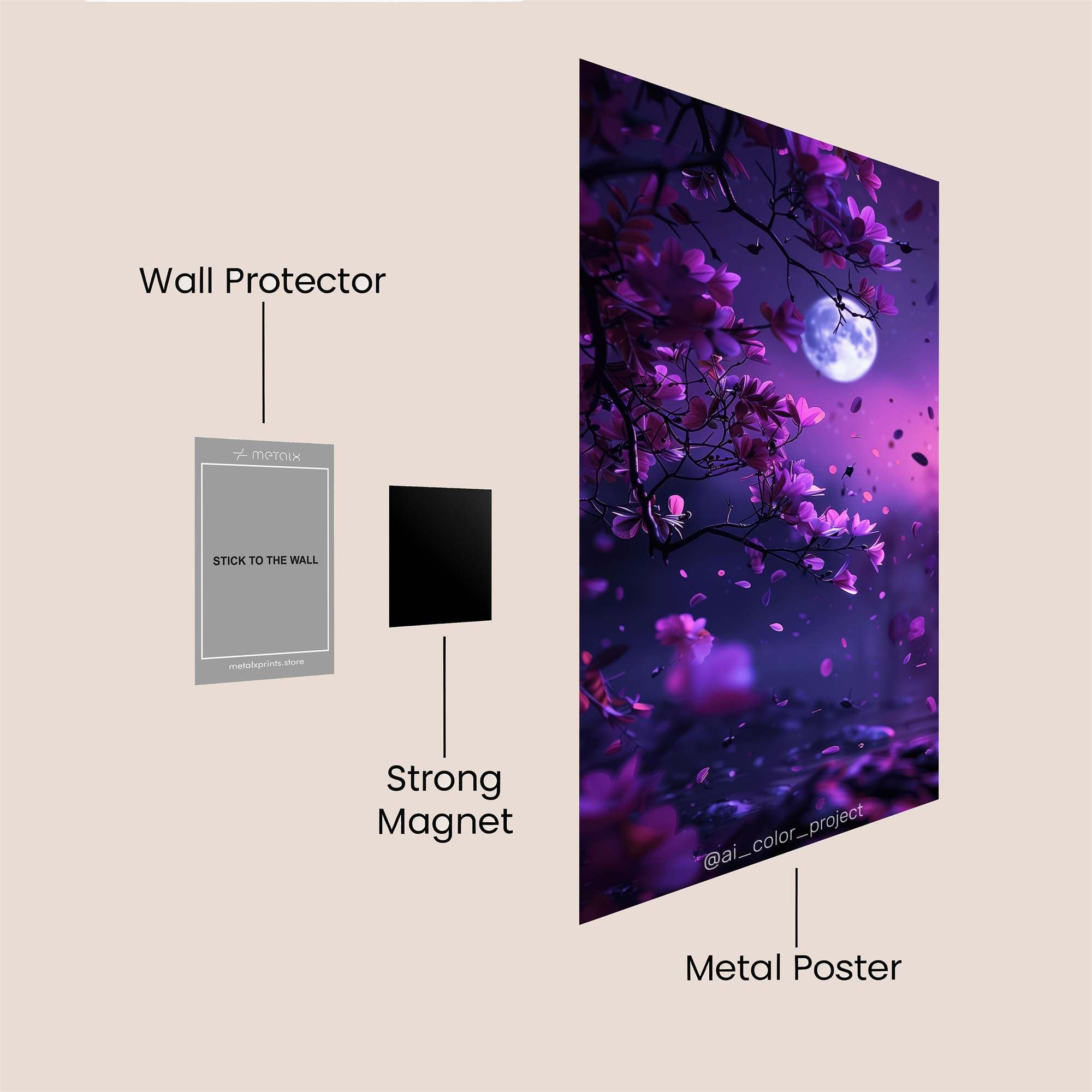 Moonlit Majesty Safe Wall Magnetic / M