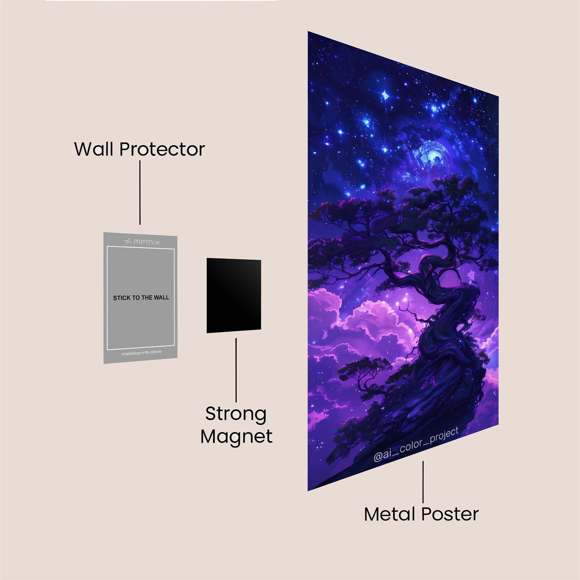 Tiger Tempest Safe Wall Magnetic / M