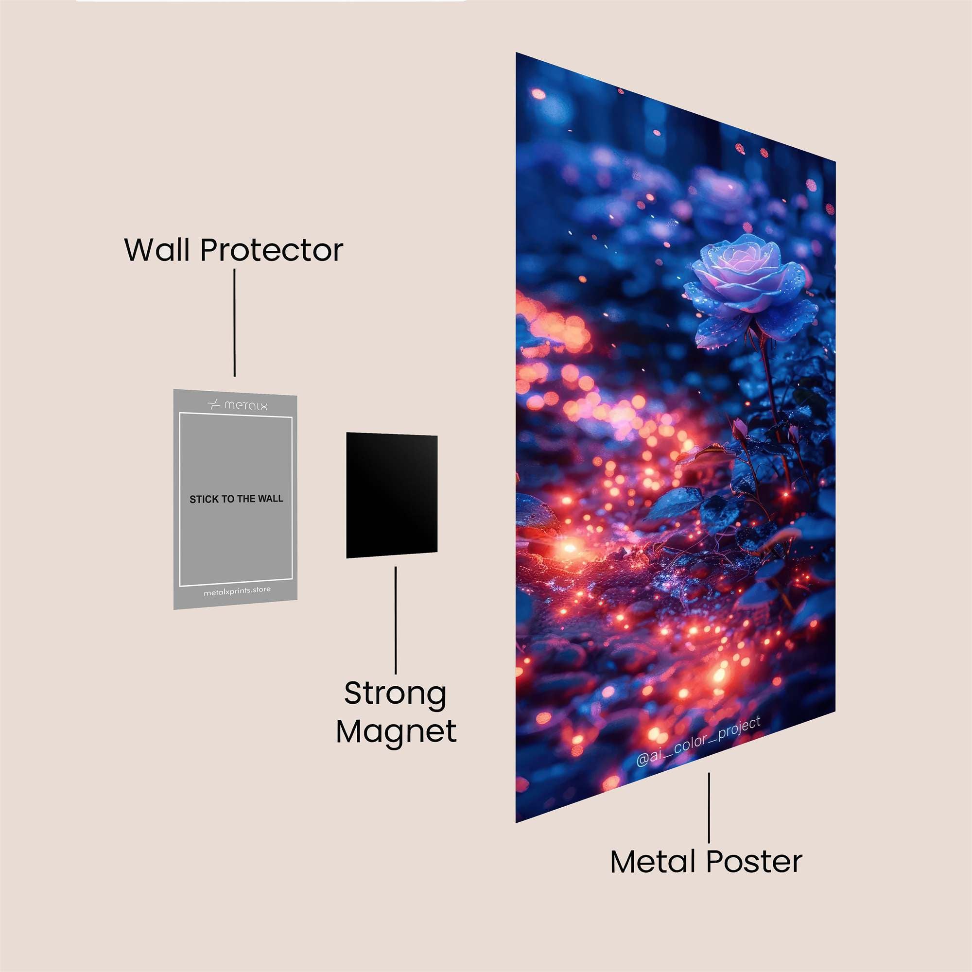 Lion Harmony Safe Wall Magnetic / M
