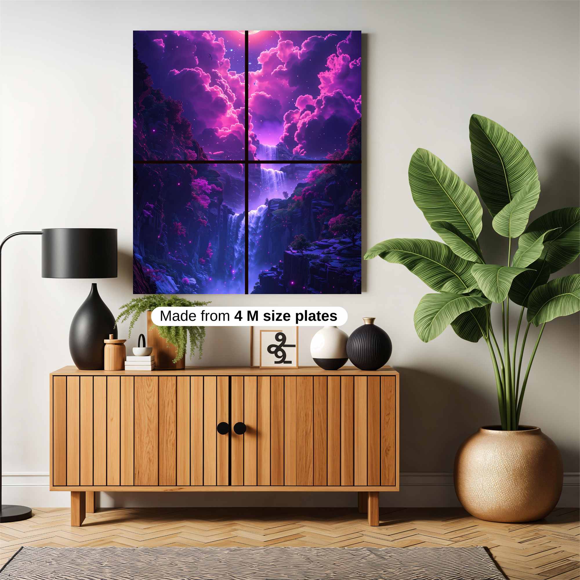 Panda Warrior Safe Wall Magnetic / M