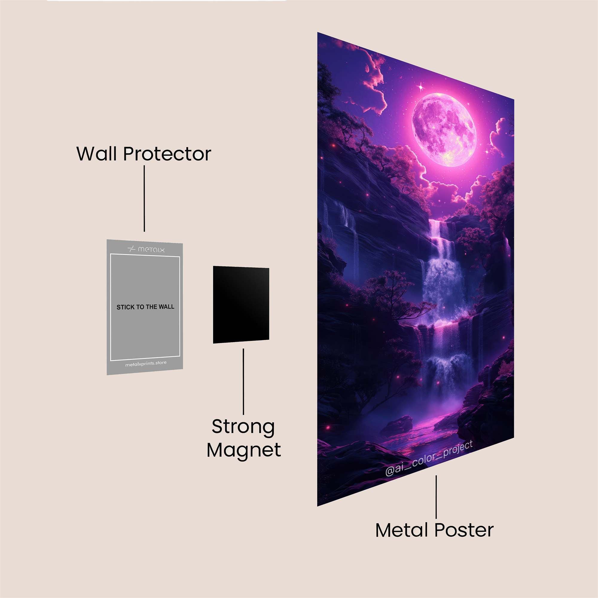DinoRider Safe Wall Magnetic / M