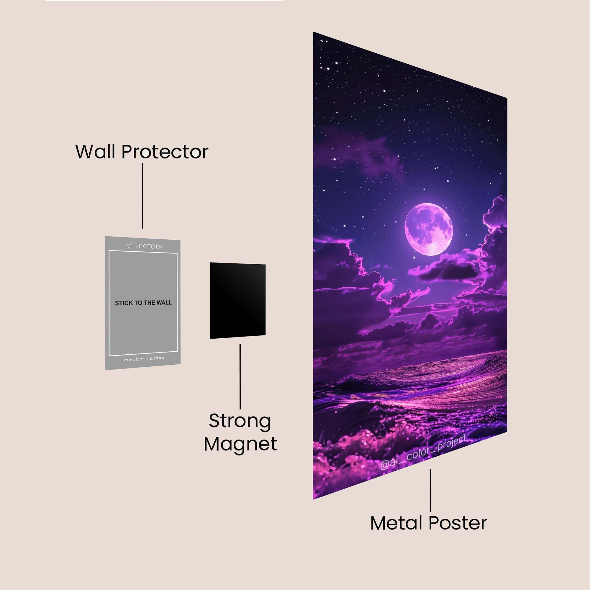 Ninja Serenity Safe Wall Magnetic / M