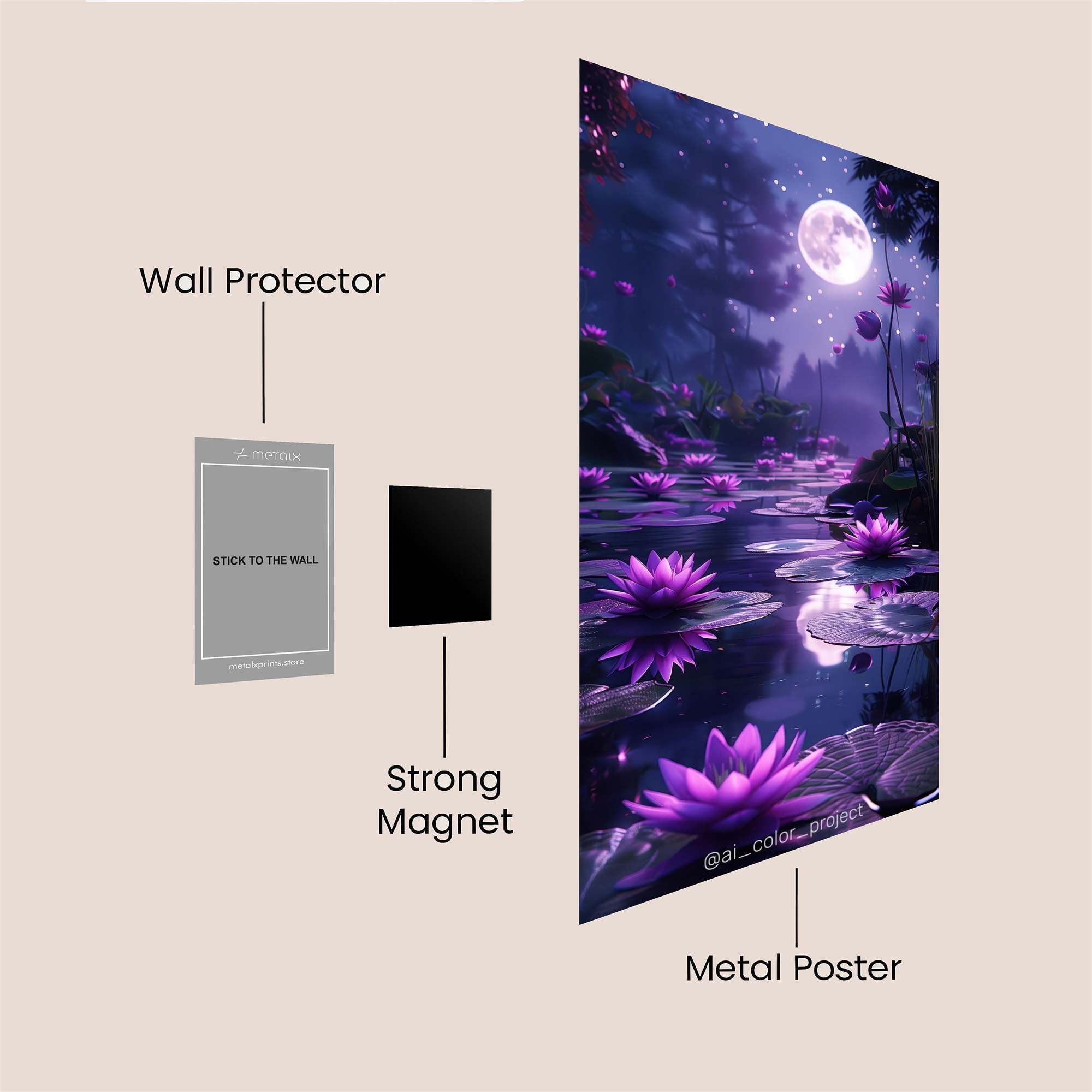 Galactic Whimsy Safe Wall Magnetic / M